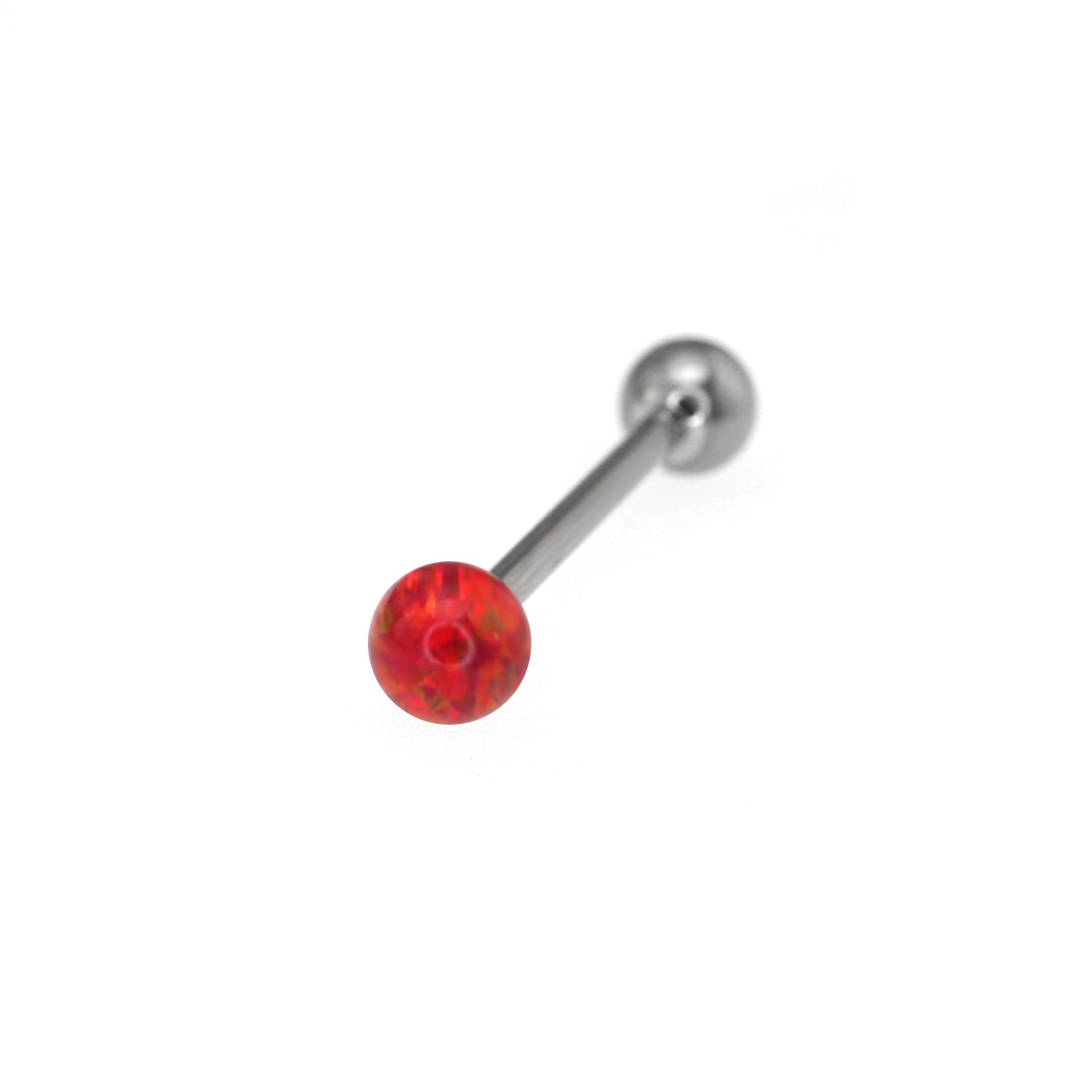 Basic Opal stainless steel Barbell Stud