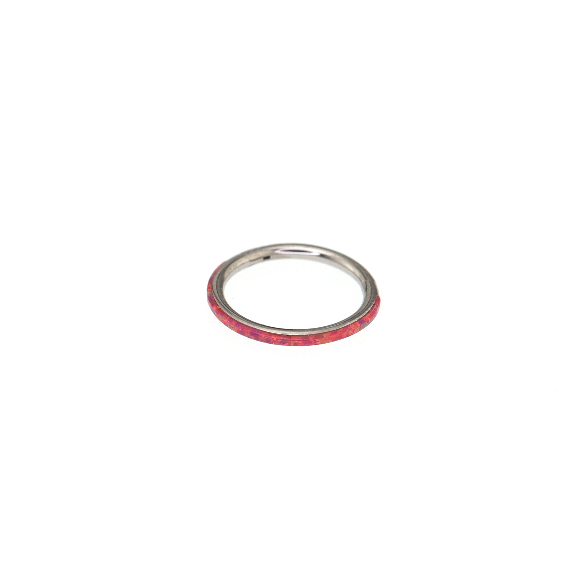 Titanium Opal Segment Ring