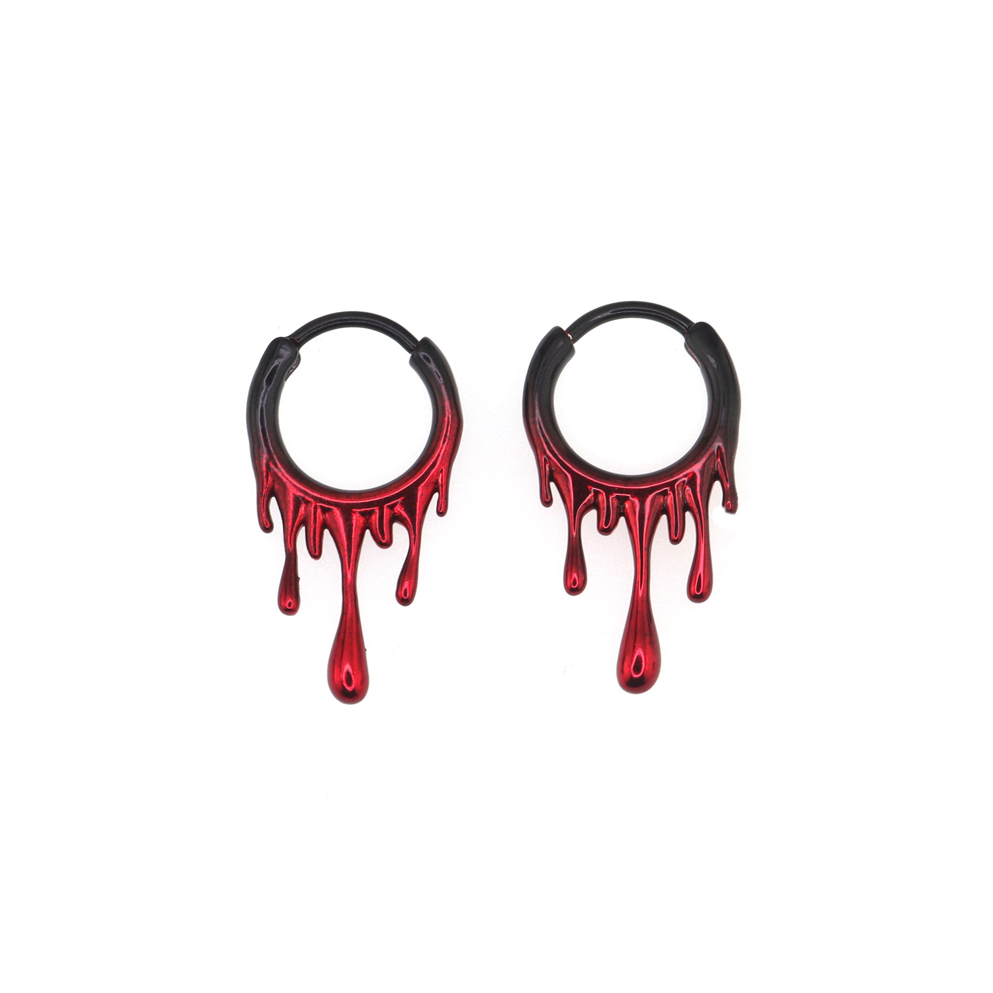 Lava Flow Gradient stainless steel Earrings ph1
