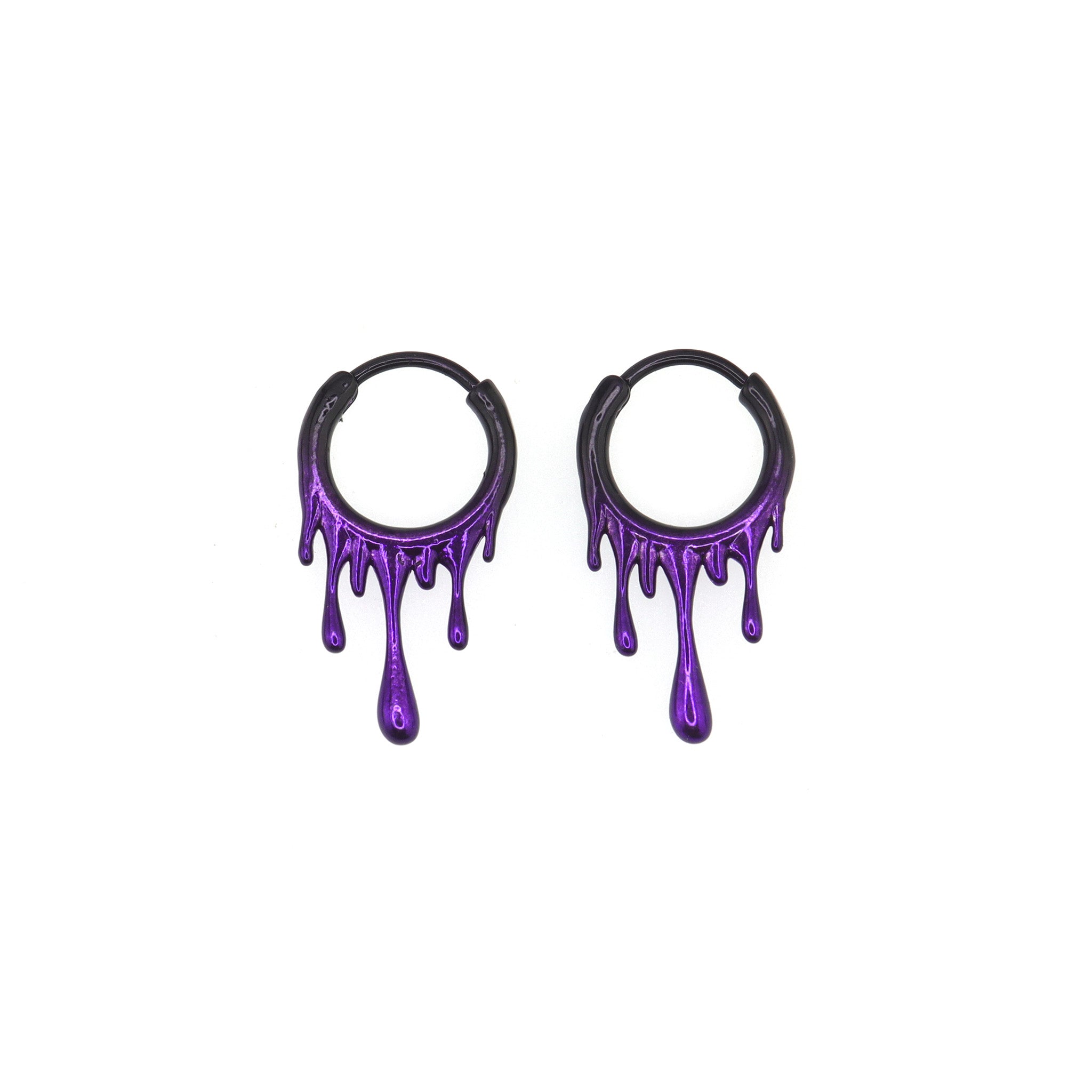 Lava Flow Gradient stainless steel Earrings ph1
