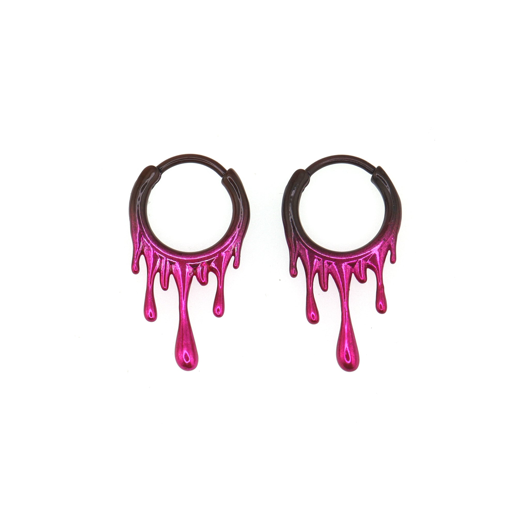 Lava Flow Gradient stainless steel Earrings ph1