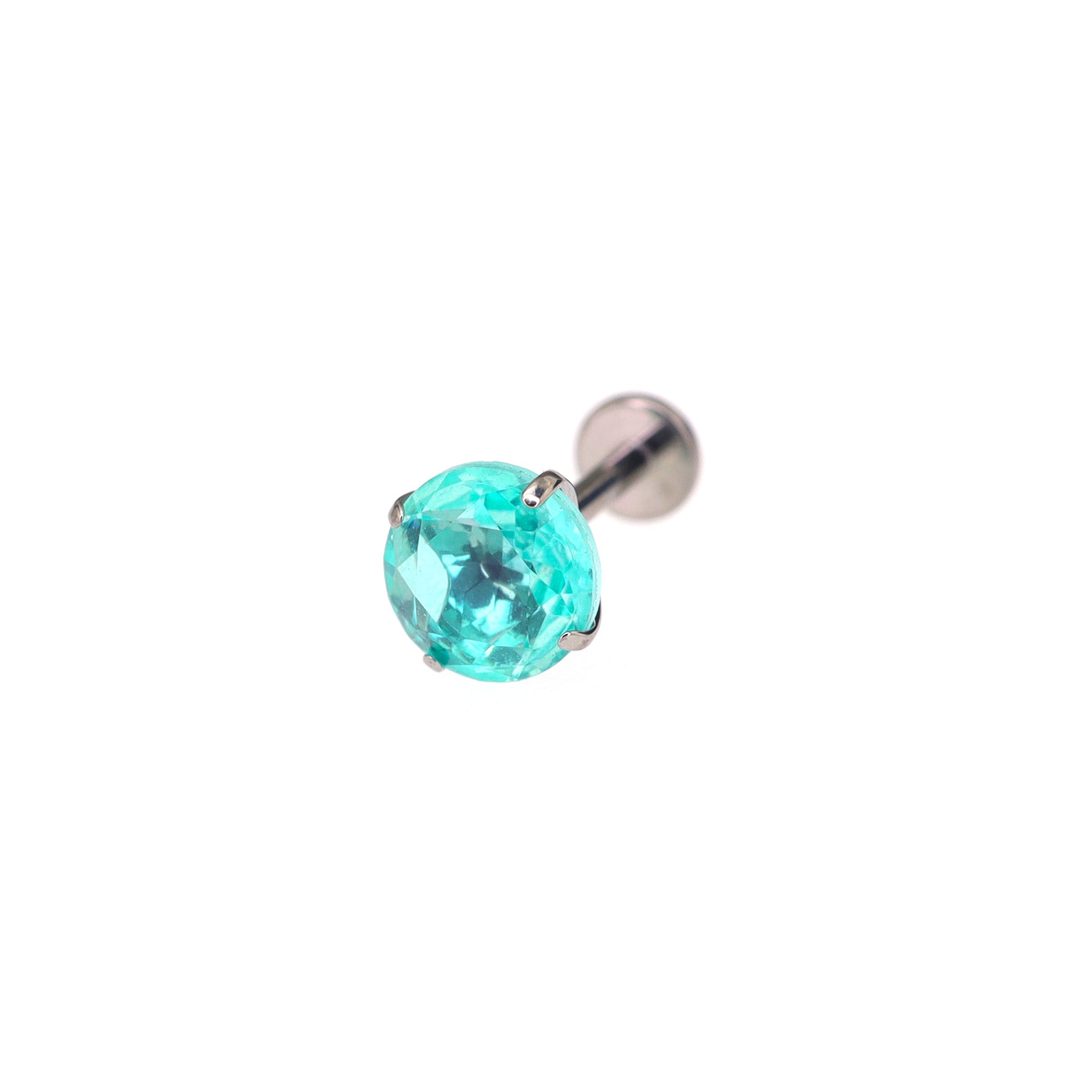 Color-Shifting Mystic Topaz Internally Threaded Titanium Studs
