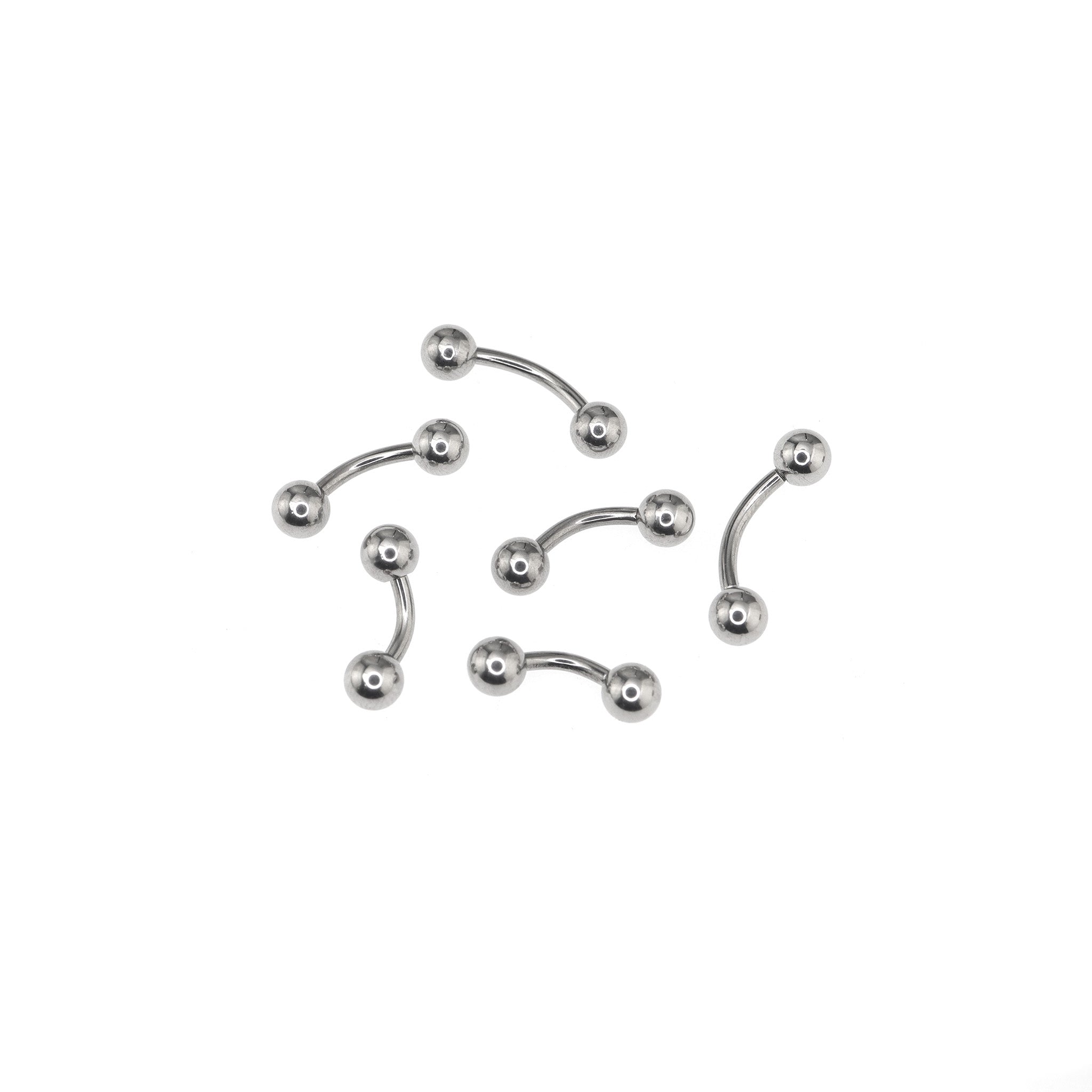 6PCS Ball stainless Belly Rings Set
