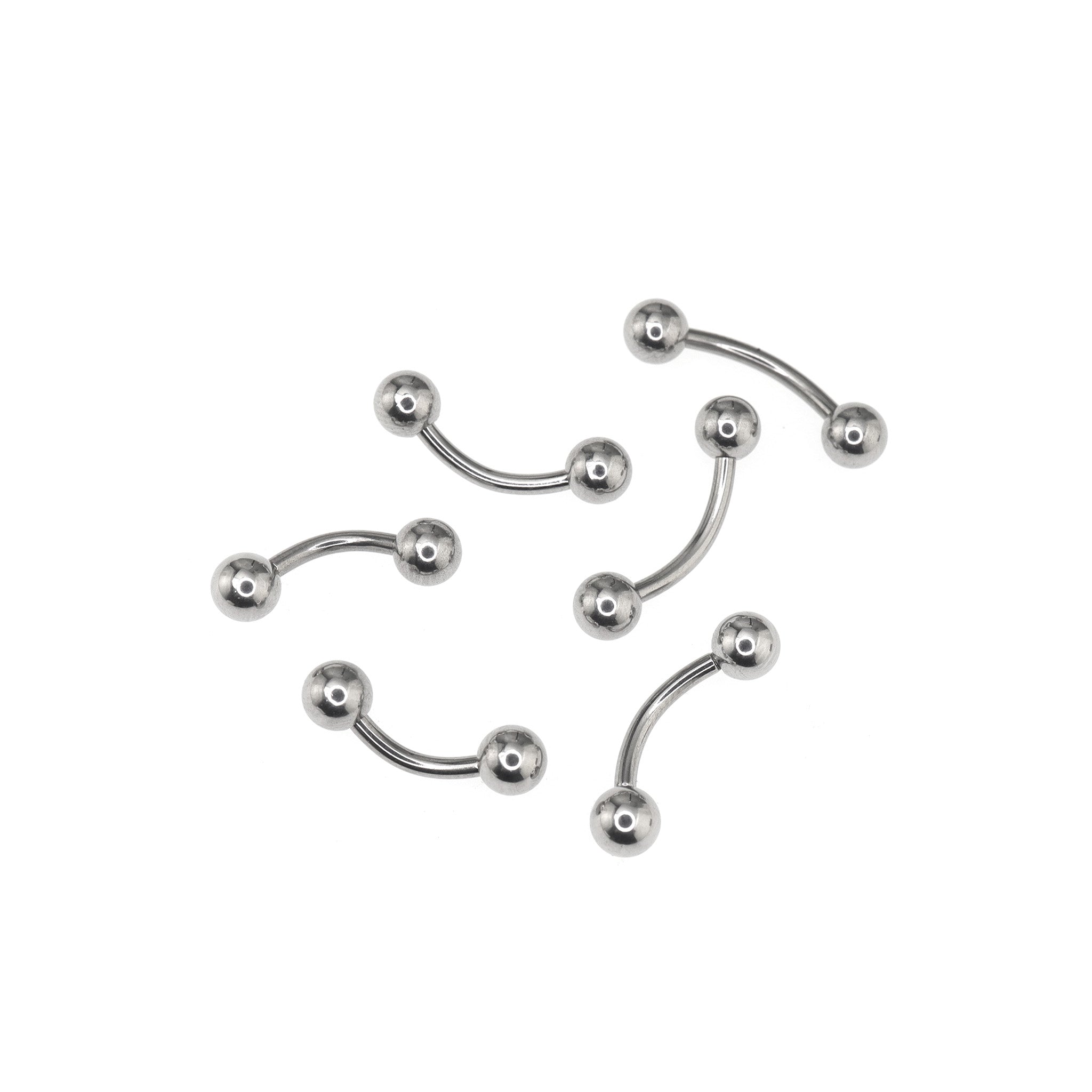 6PCS Ball stainless Belly Rings Set
