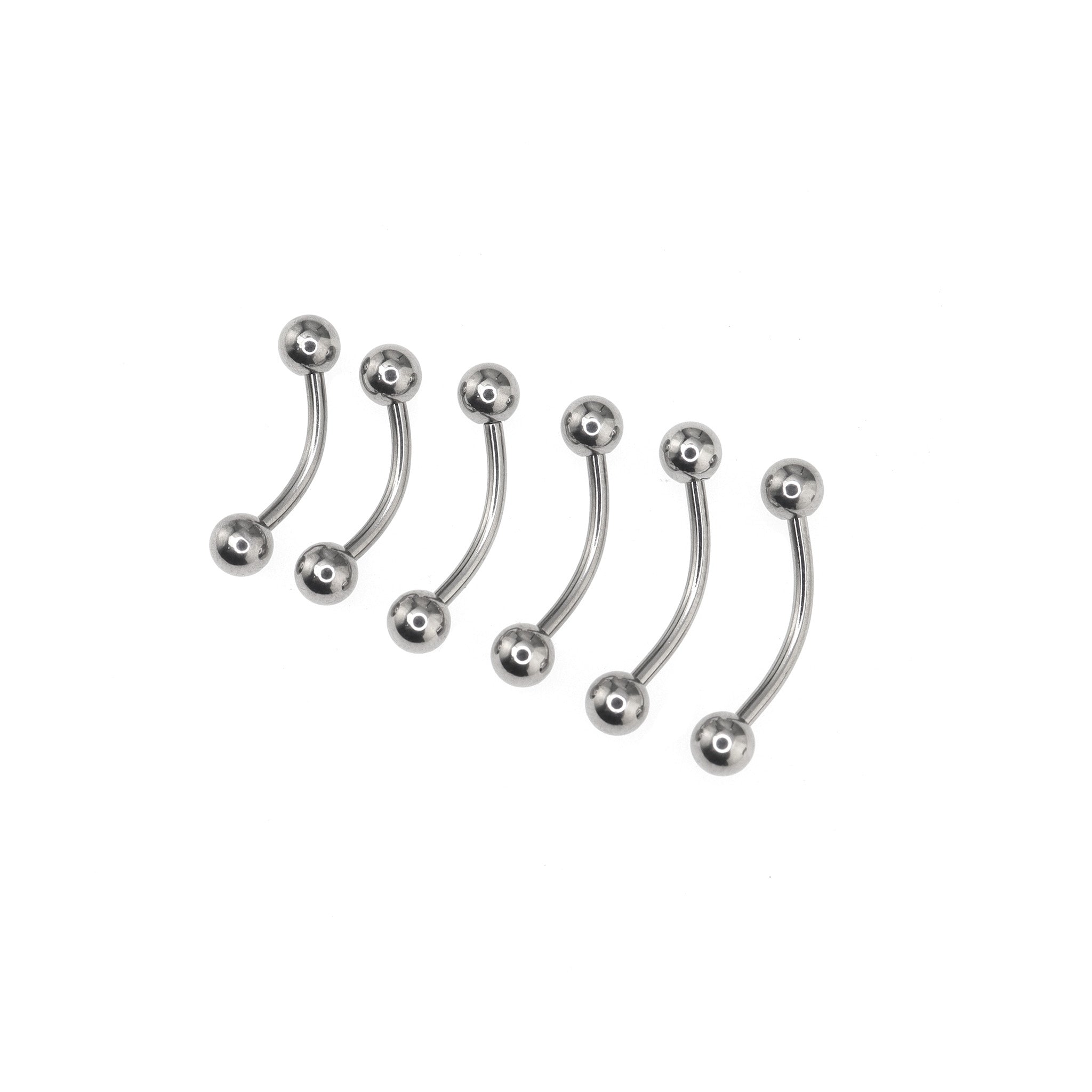 6PCS Ball stainless Belly Rings Set