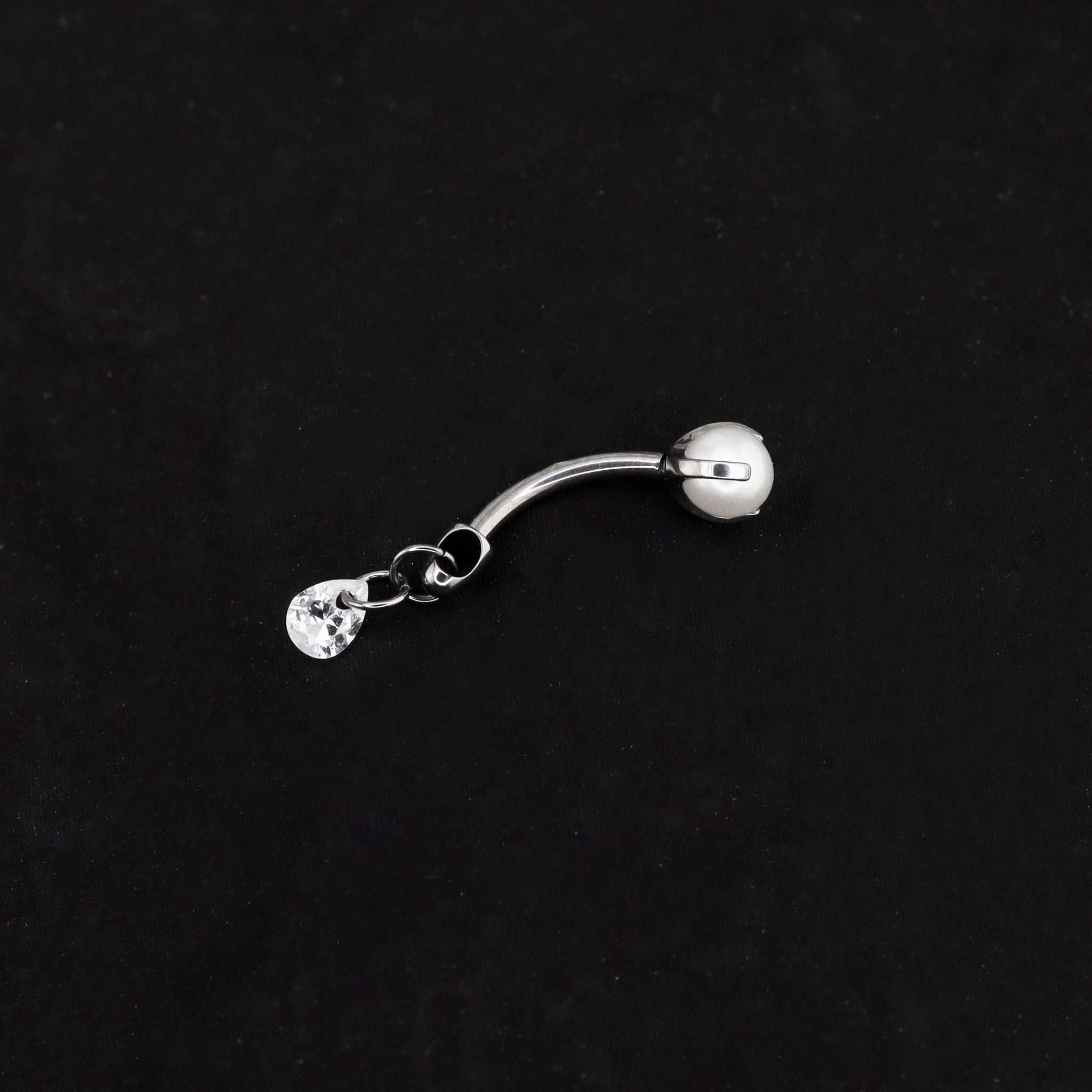 CZ Pendant Titanium Rook Jewelry ph1