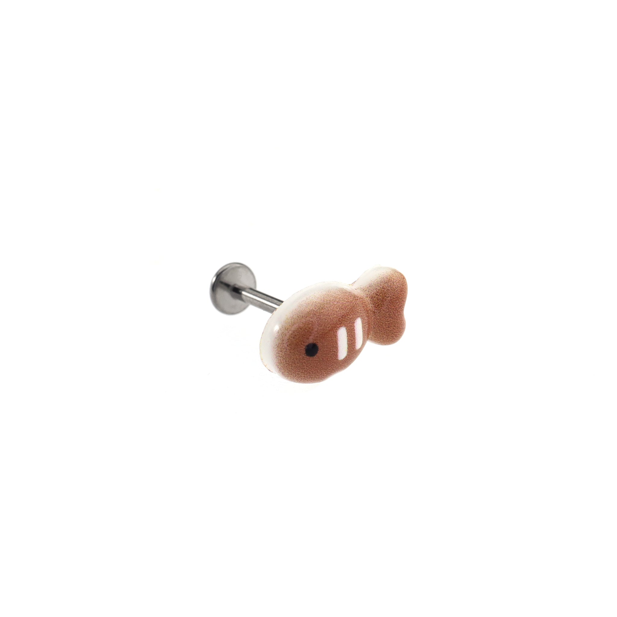 Fish Titanium Helix Studs