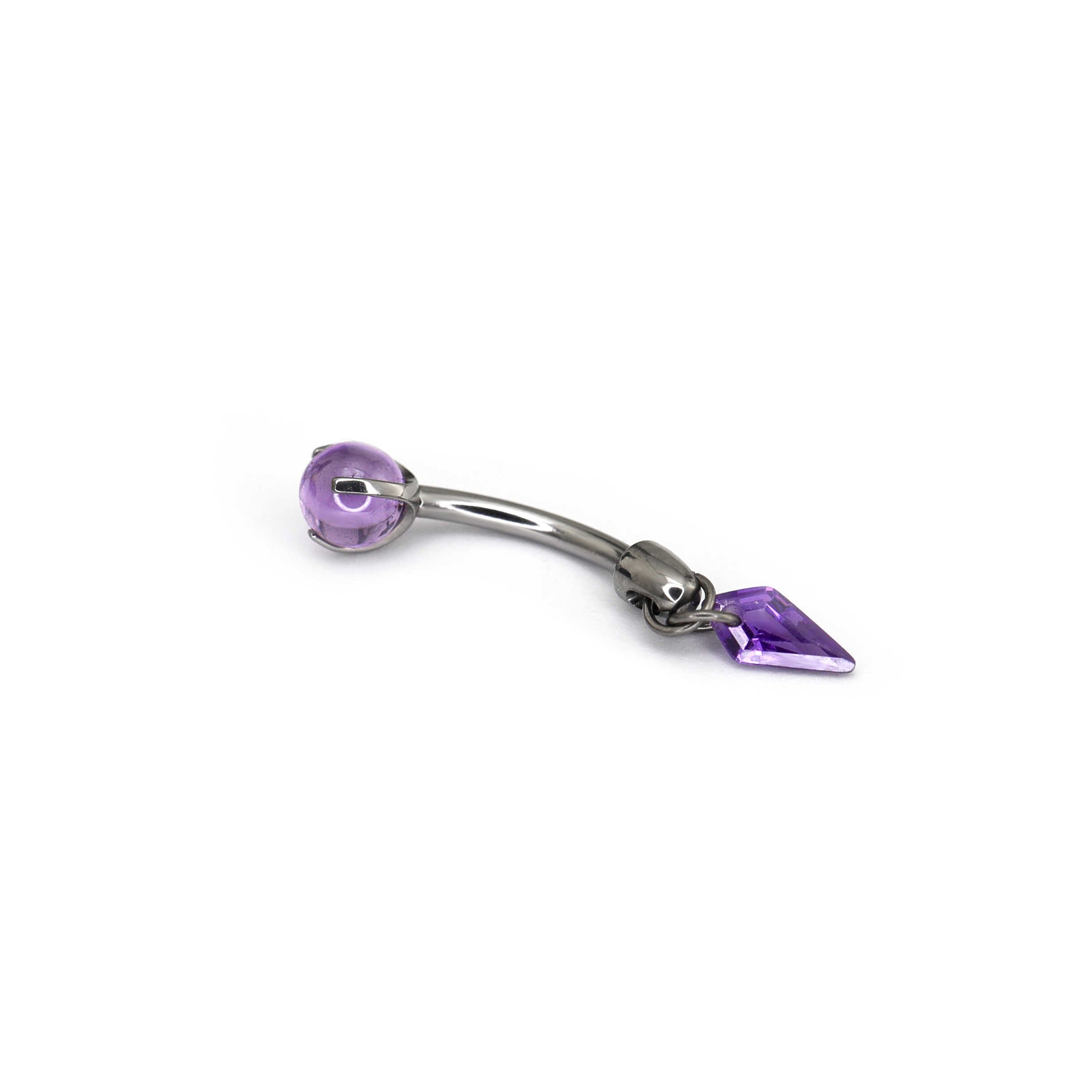 CZ Pendant Titanium Rook Jewelry ph1