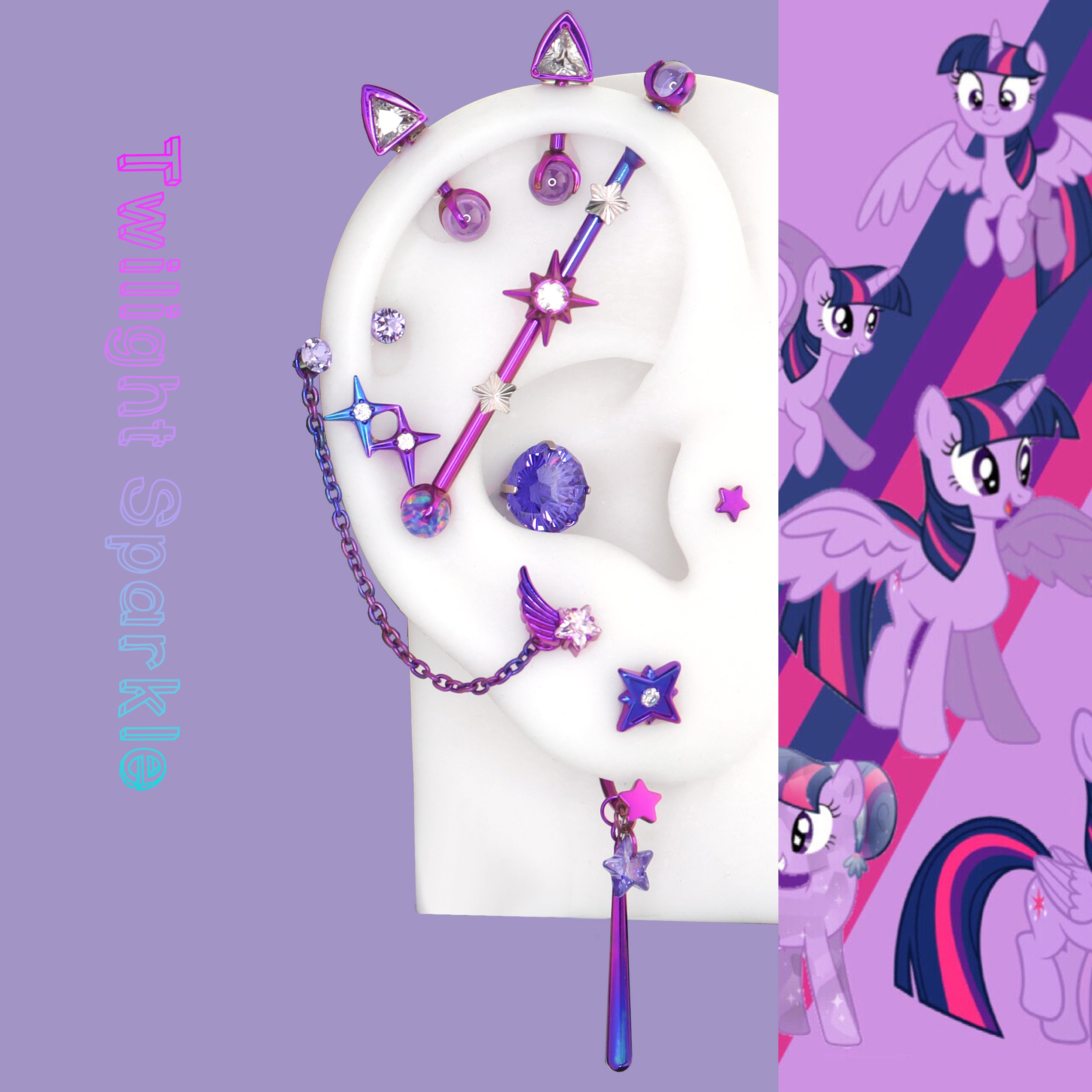 MLP Twilight Sparkle Series Ear Accessories Set