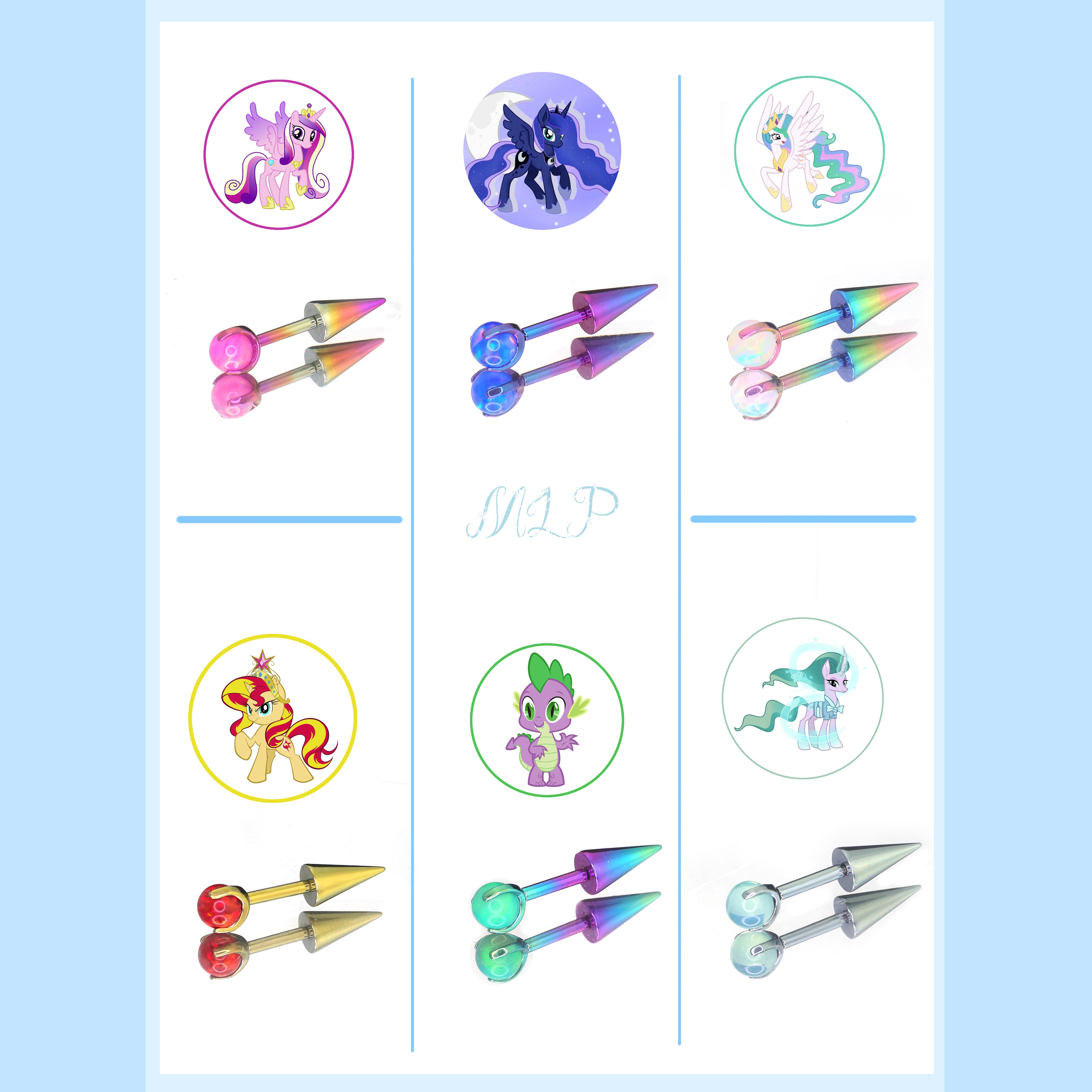 MLP Opal CZ Barbell - Ear