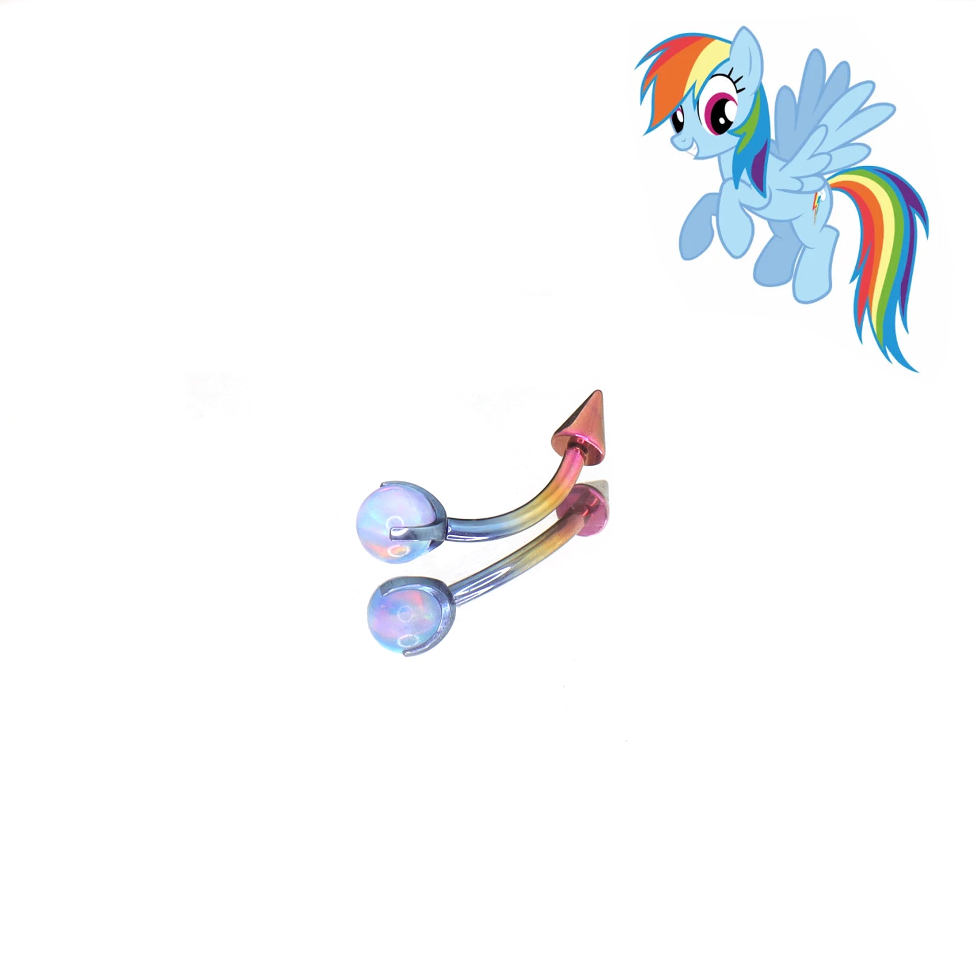 MLP Titanium Opal Rook - eyebrow