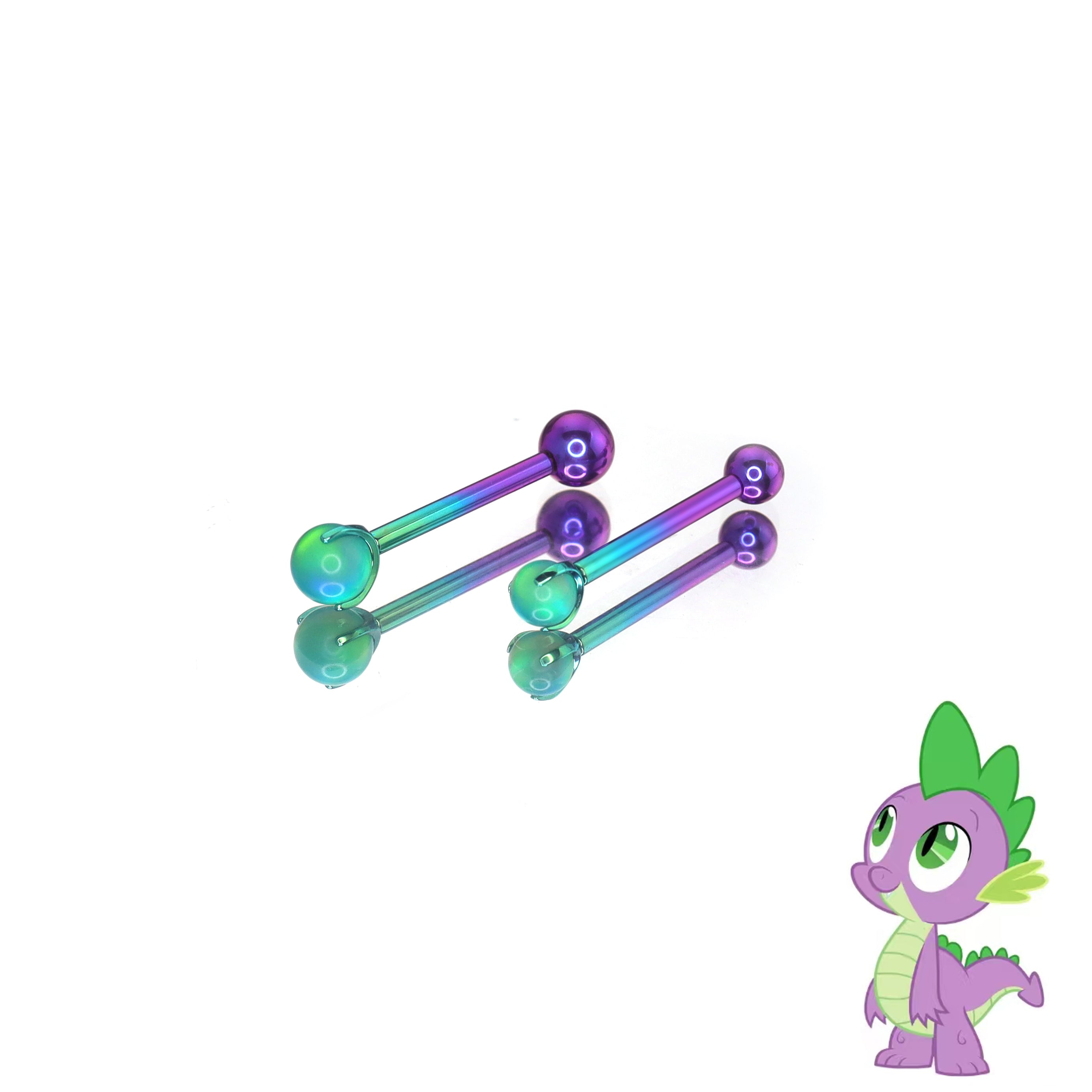 MLP Opal CZ Barbell - Tongue
