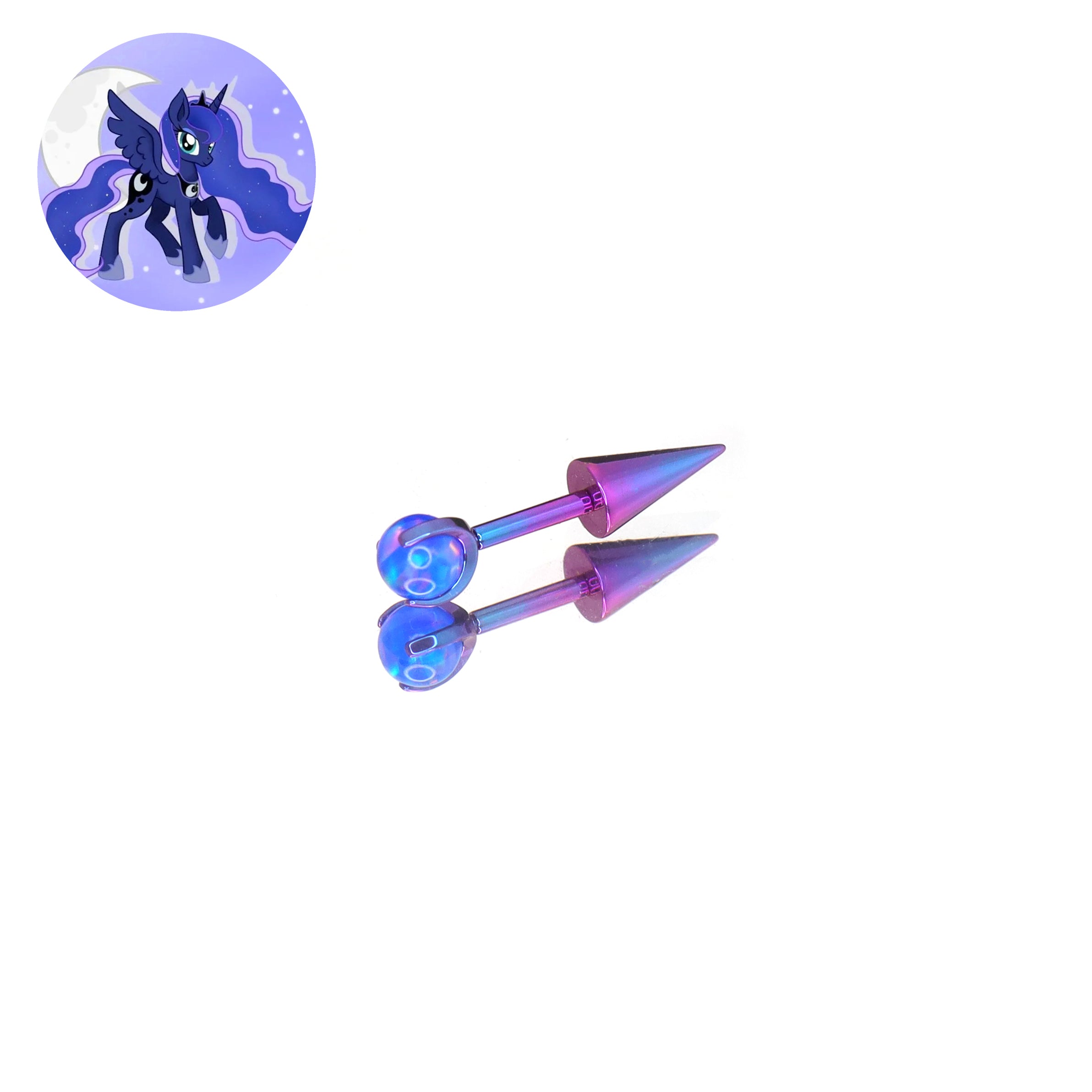 MLP Opal CZ Barbell - Ear