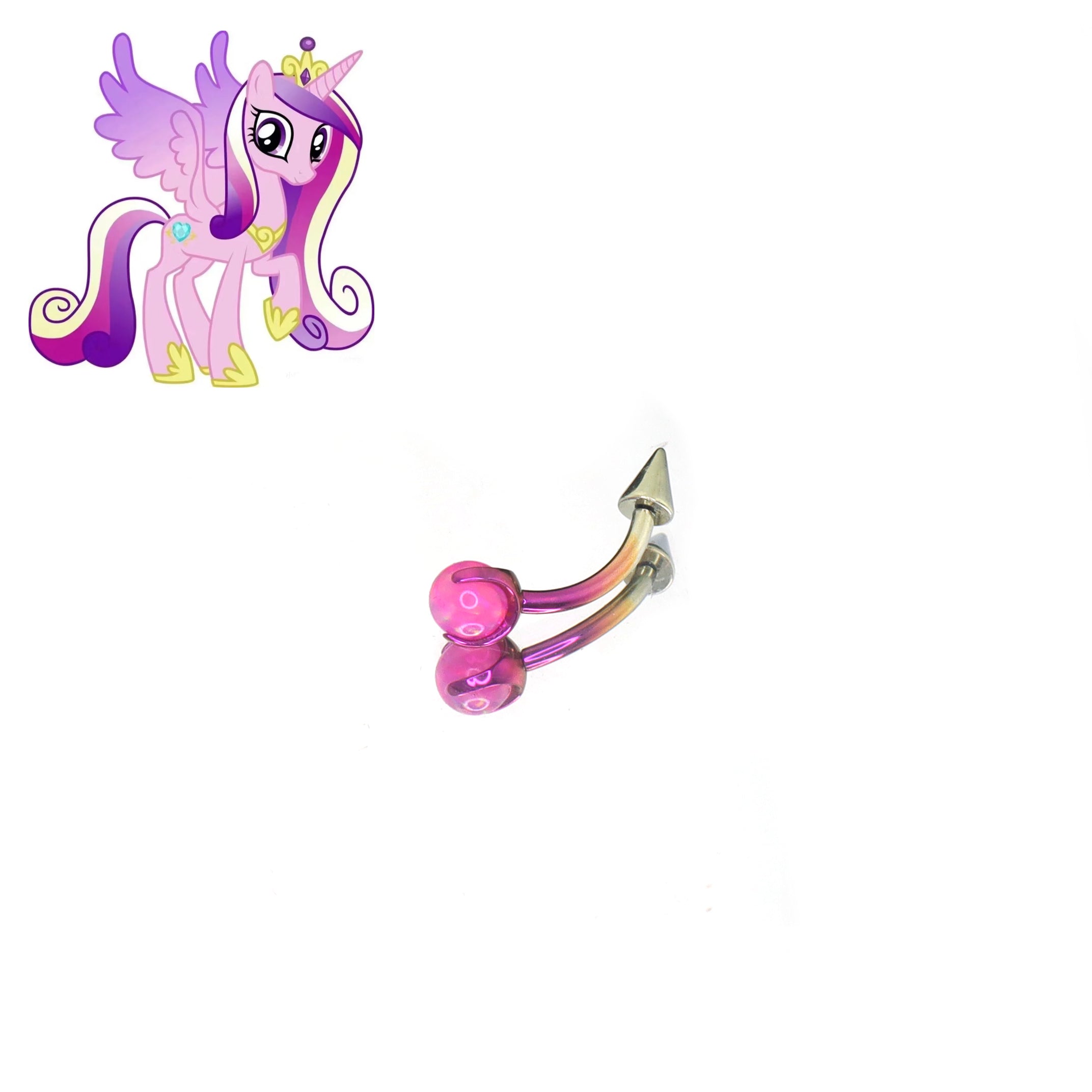 MLP Titanium Opal Rook - eyebrow