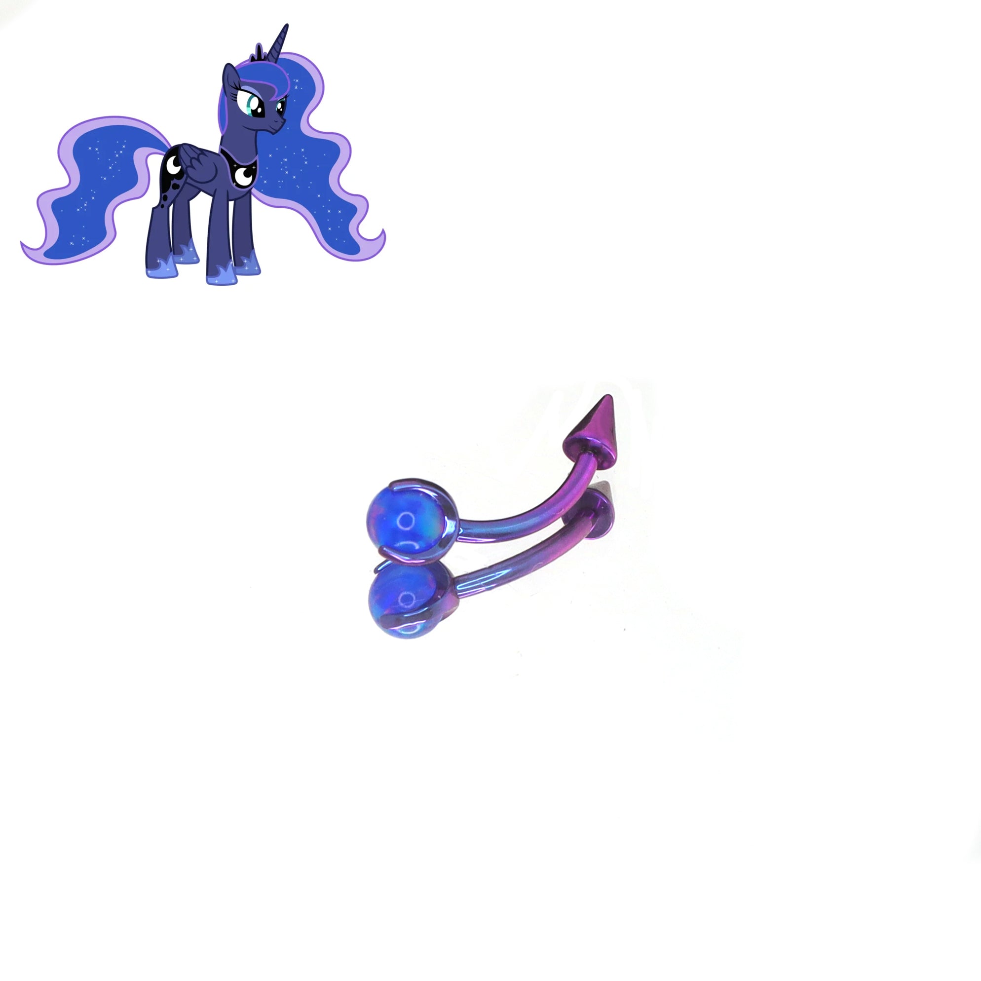 MLP Titanium Opal Rook - eyebrow