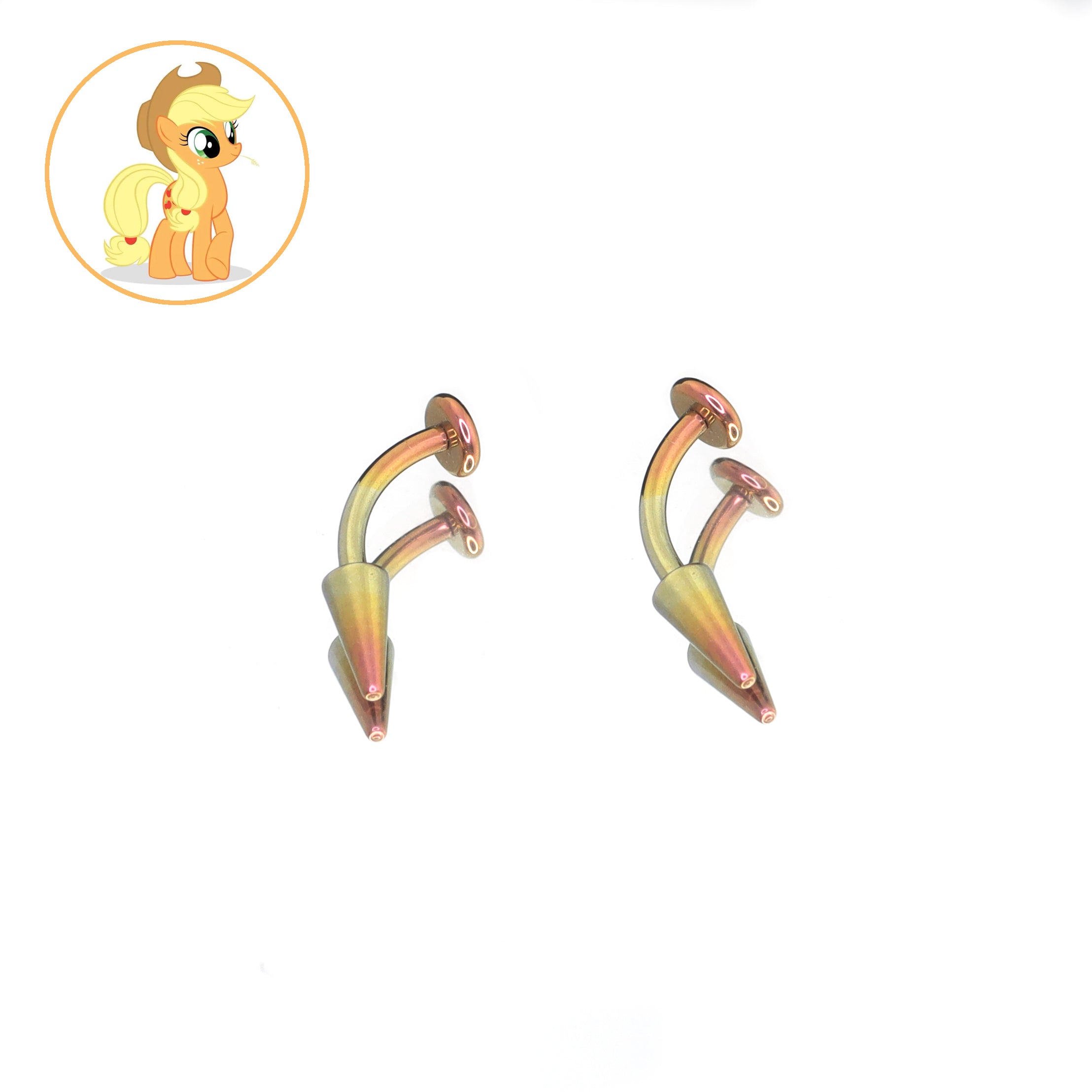 MLP Titanium Rook - eyebrow