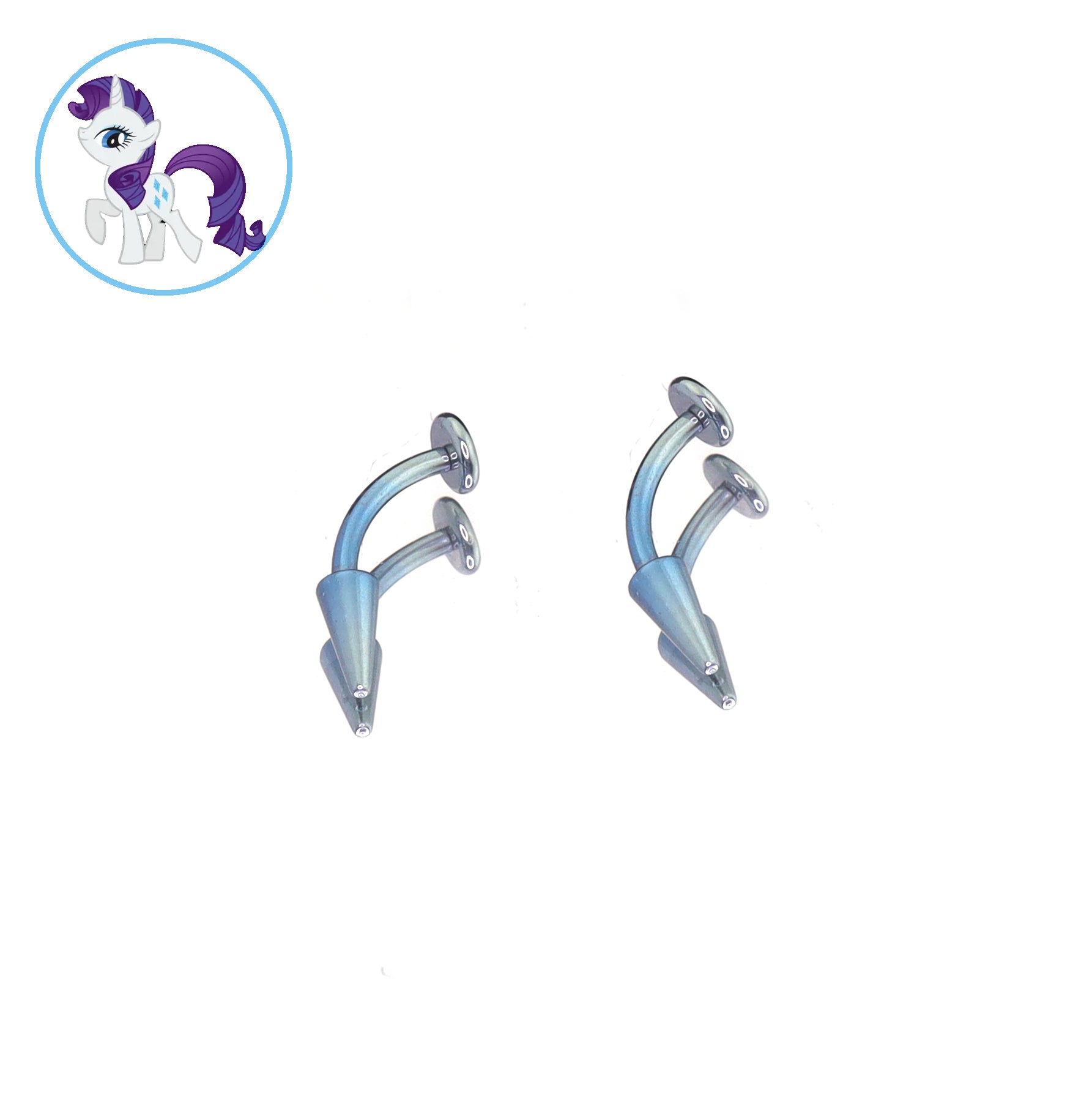 MLP Titanium Rook - eyebrow