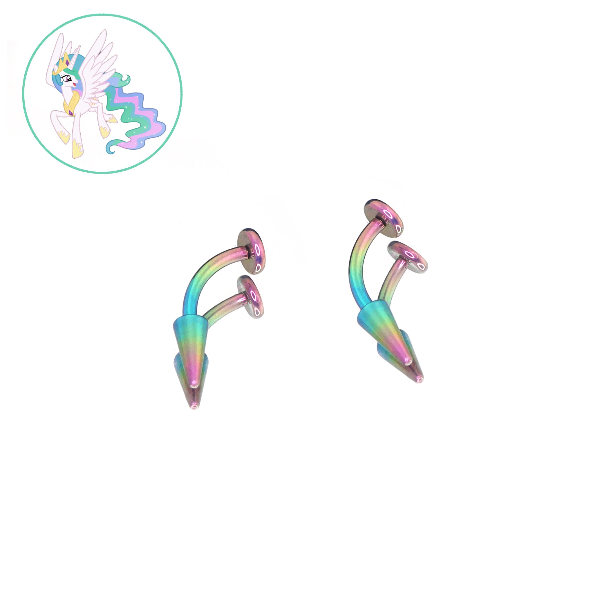 MLP Titanium Rook - eyebrow