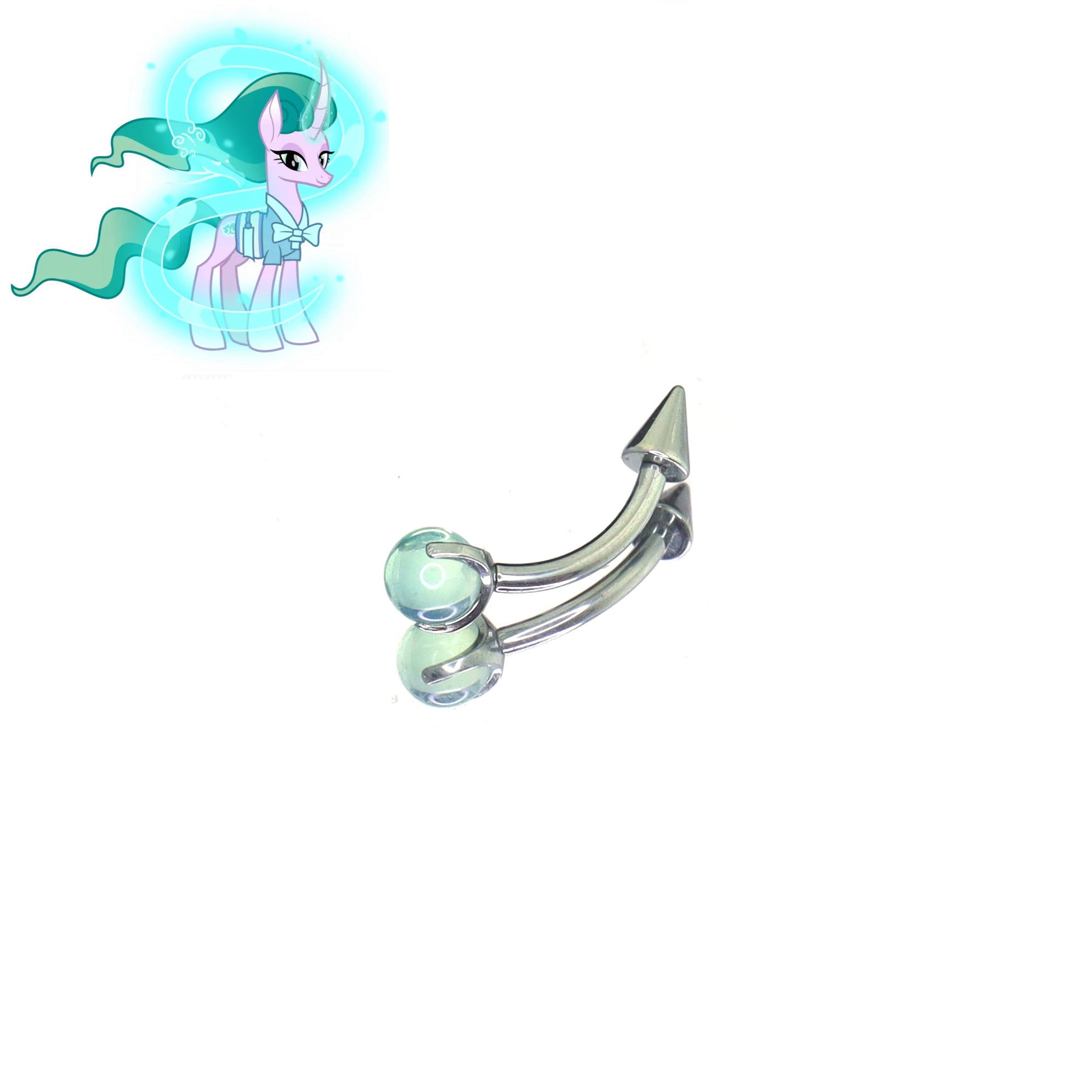 MLP Titanium Opal Rook - eyebrow