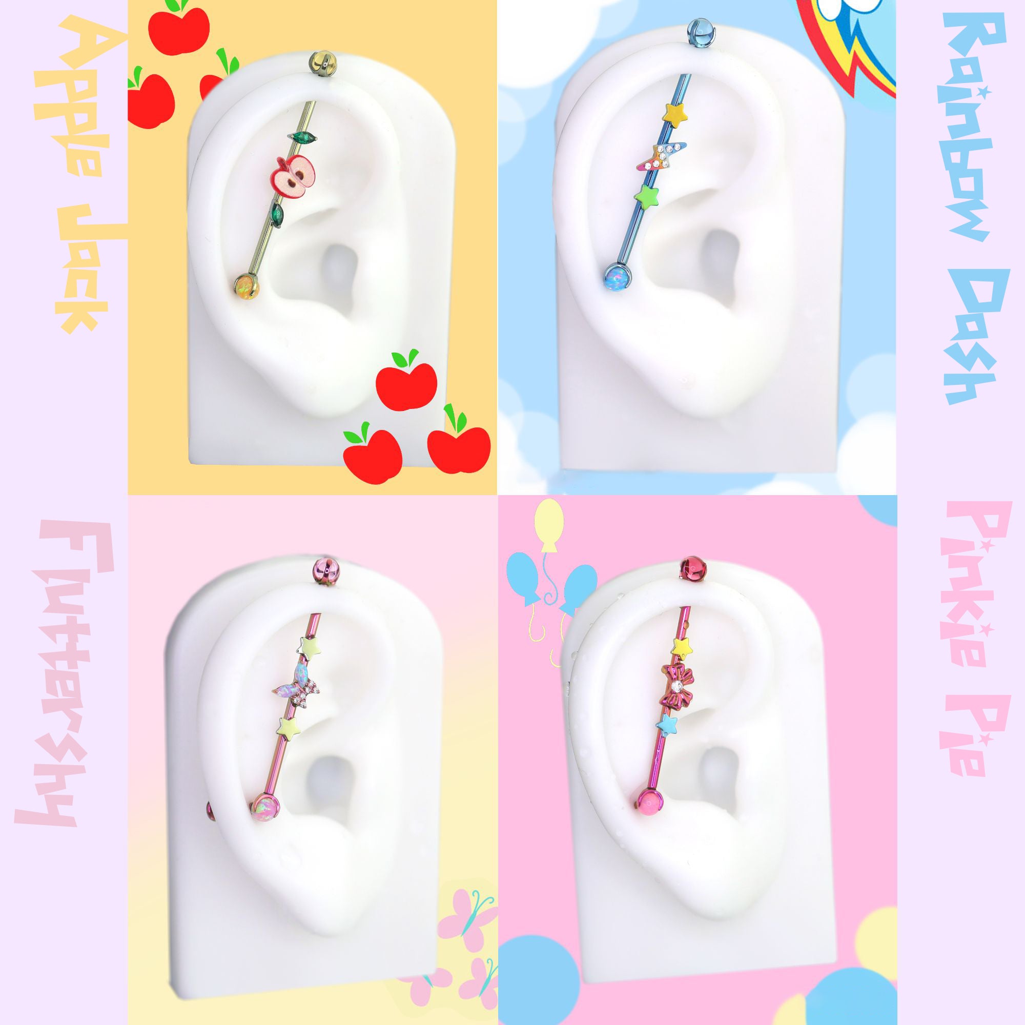 MLP Titanium Ear Climbers