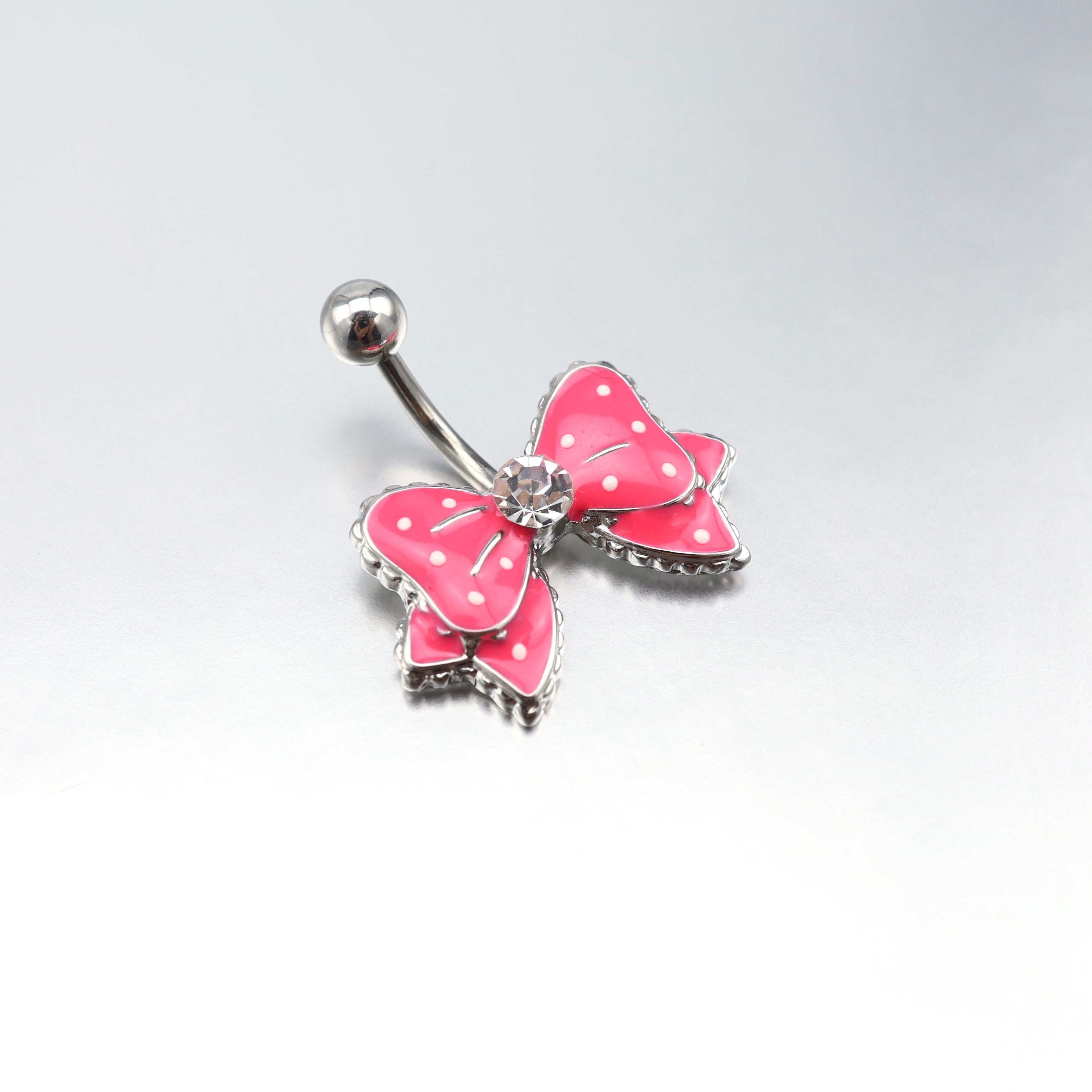 Butterfly Crystal stainless steel Belly Ring