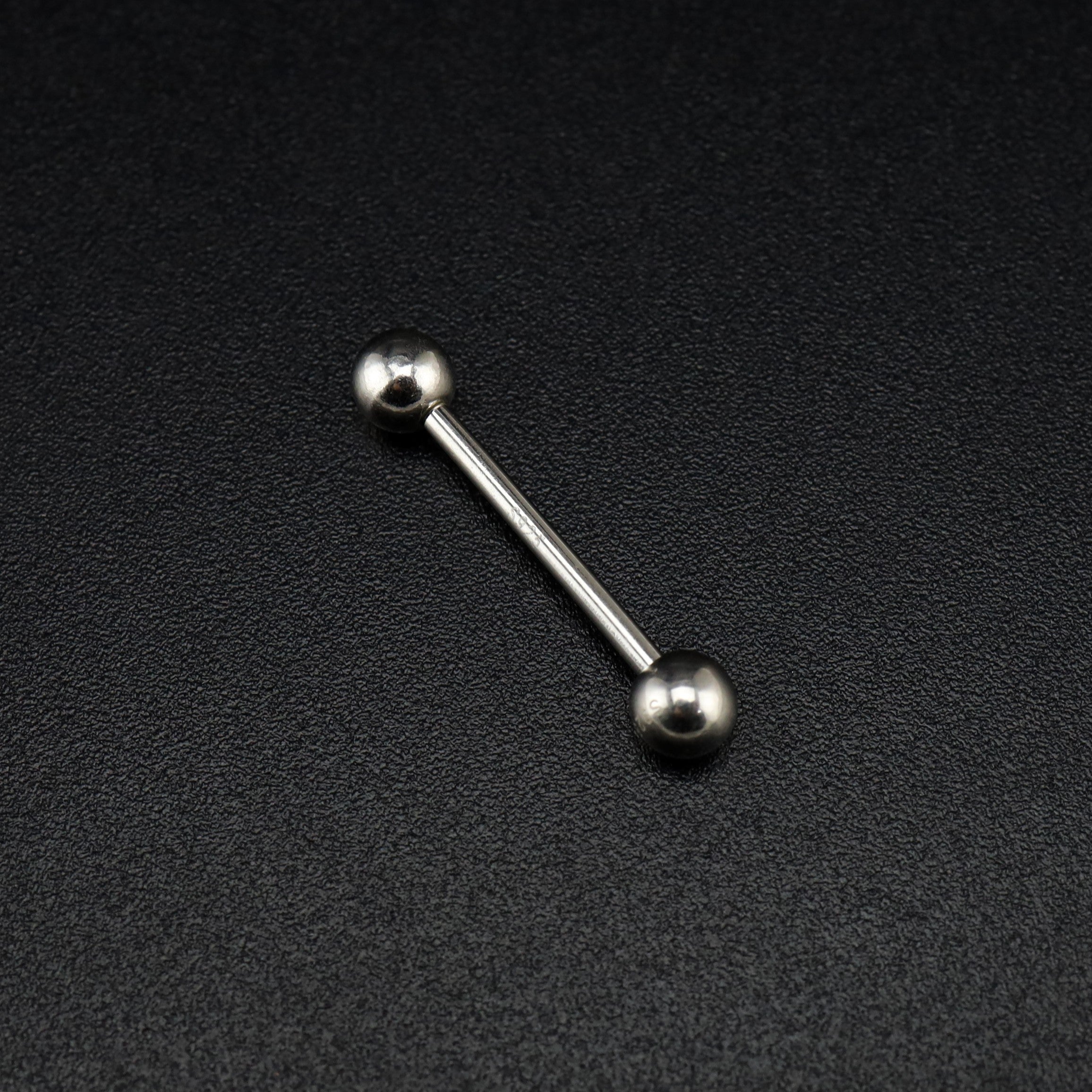 Classic externally threaded S925 Sterling Silver barbell studs