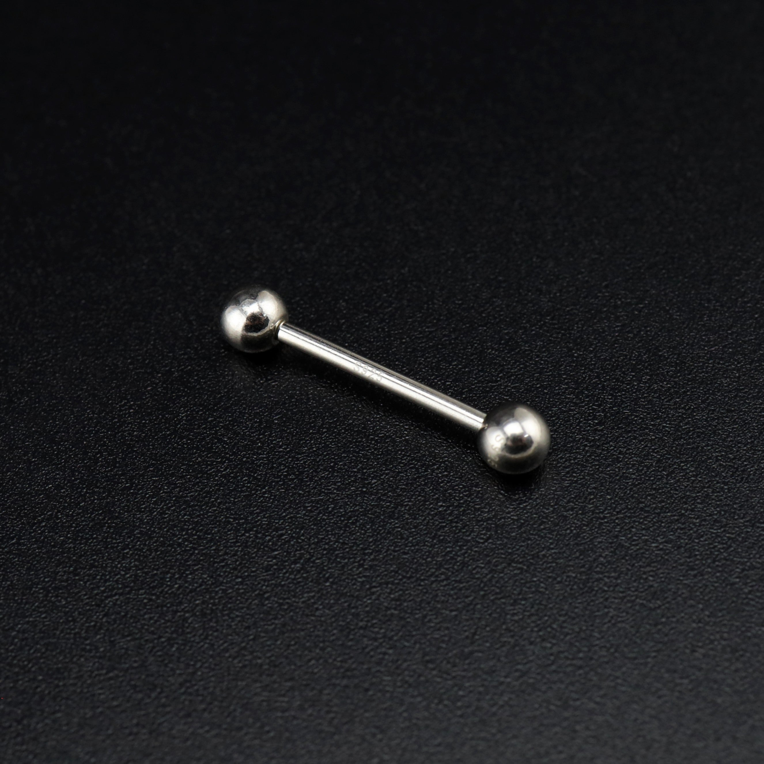 Classic externally threaded S925 Sterling Silver barbell studs