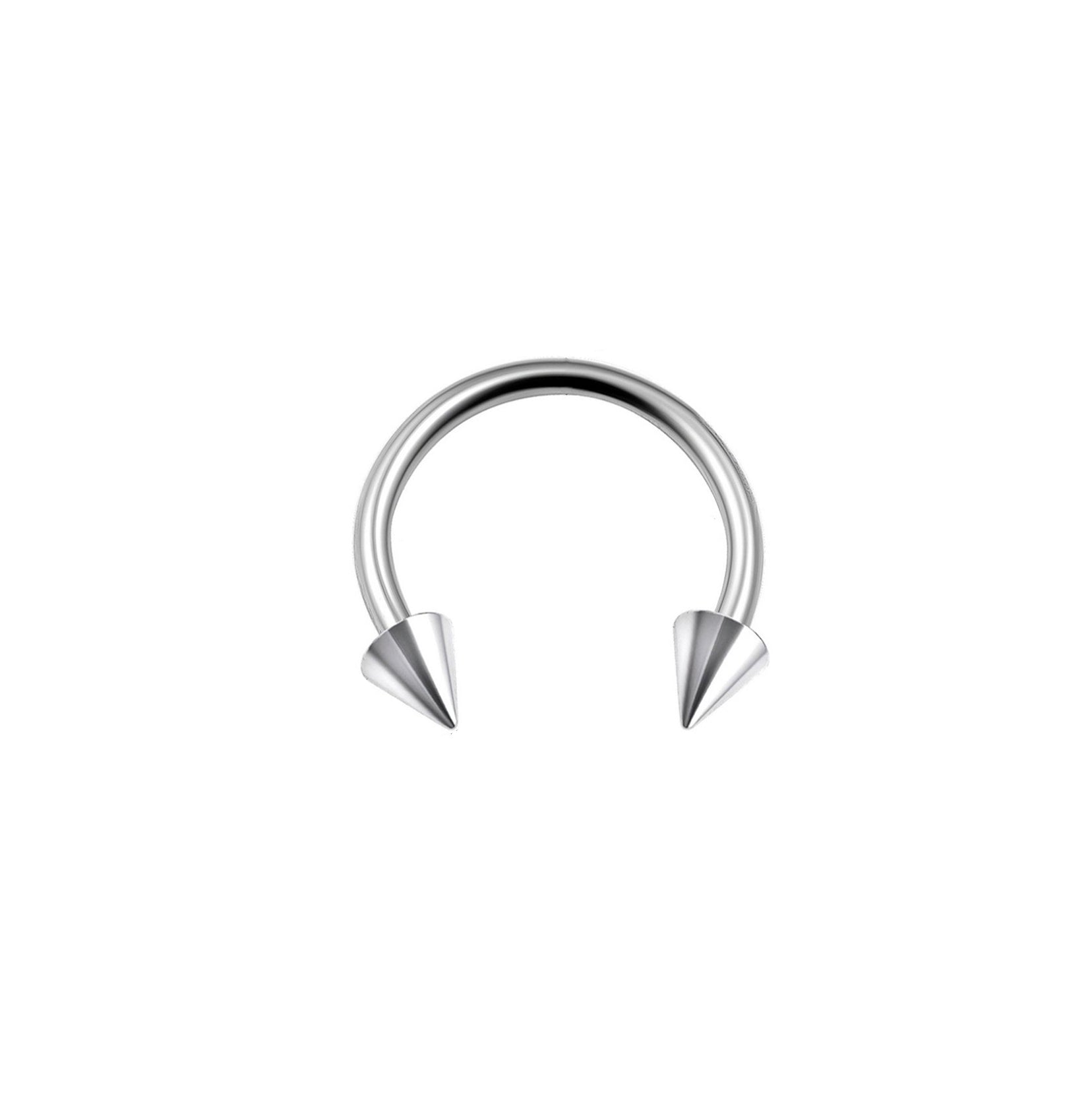 12PCS Basic Stainless steel Horseshoe Ring Set