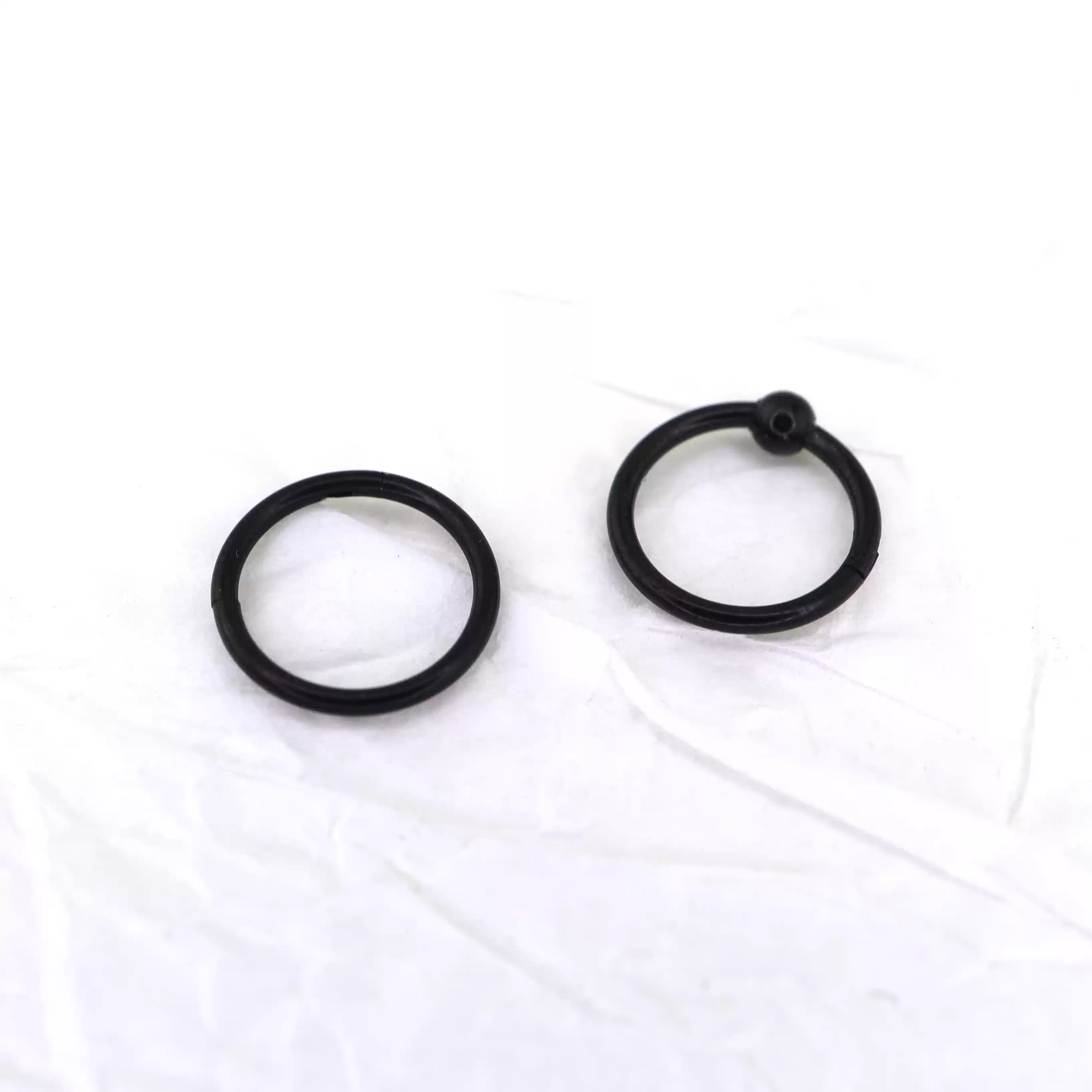 4PCS 16G stainless Nose Hoop Set