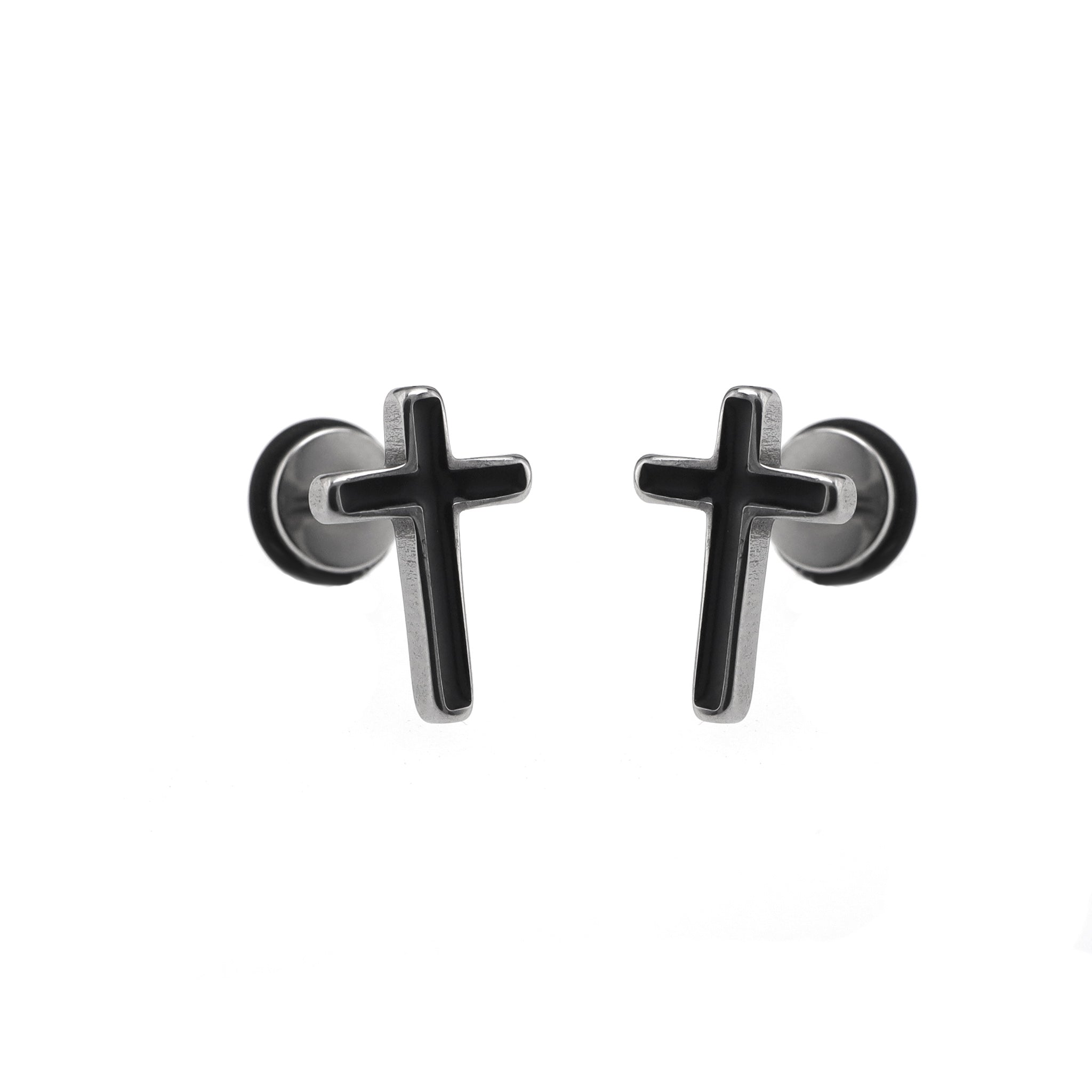 Alien Spike Externally Threaded Stainless Steel Ear Studs