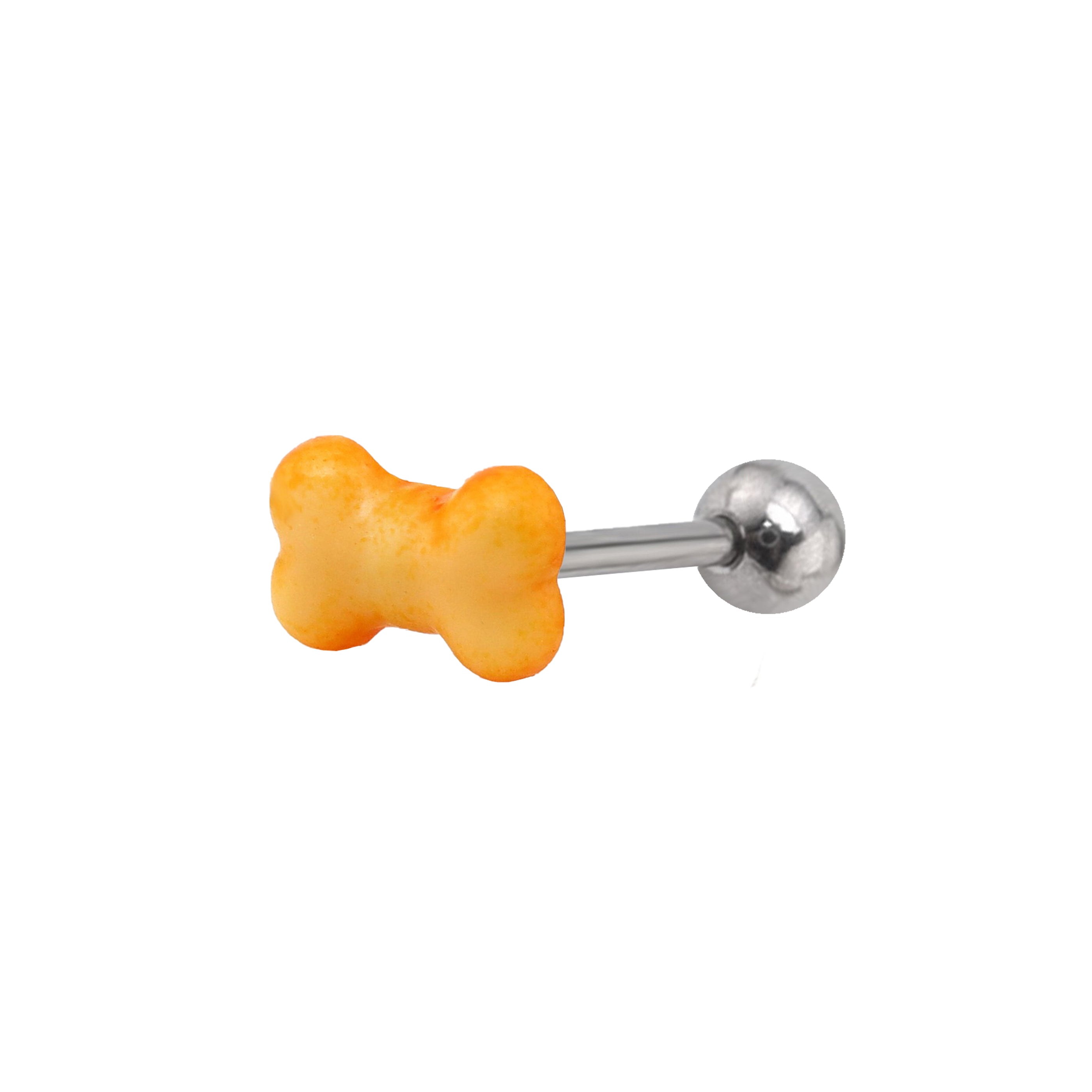 Resin Dog Bone tongue stud
