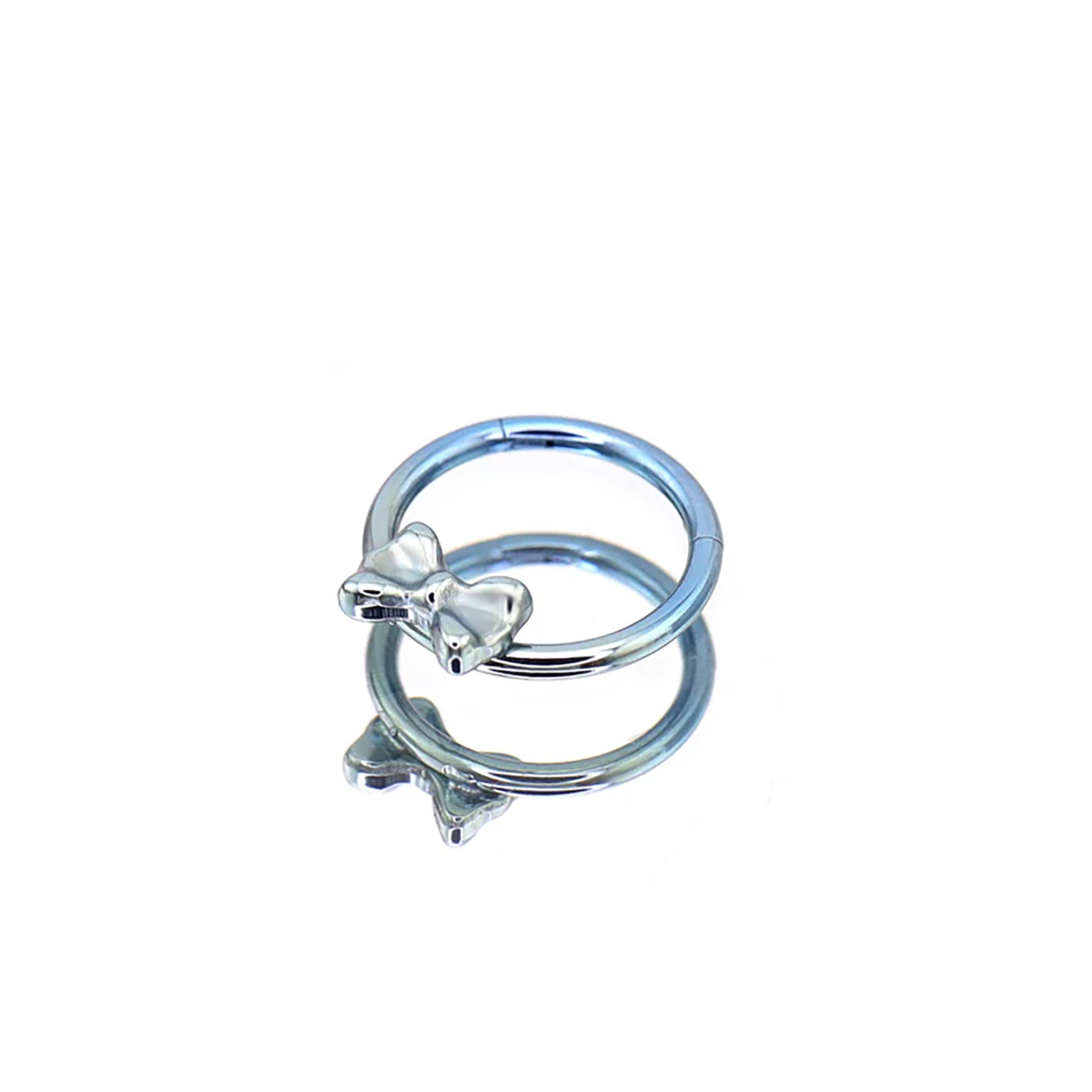 16G Bow Titanium Segment Hoop