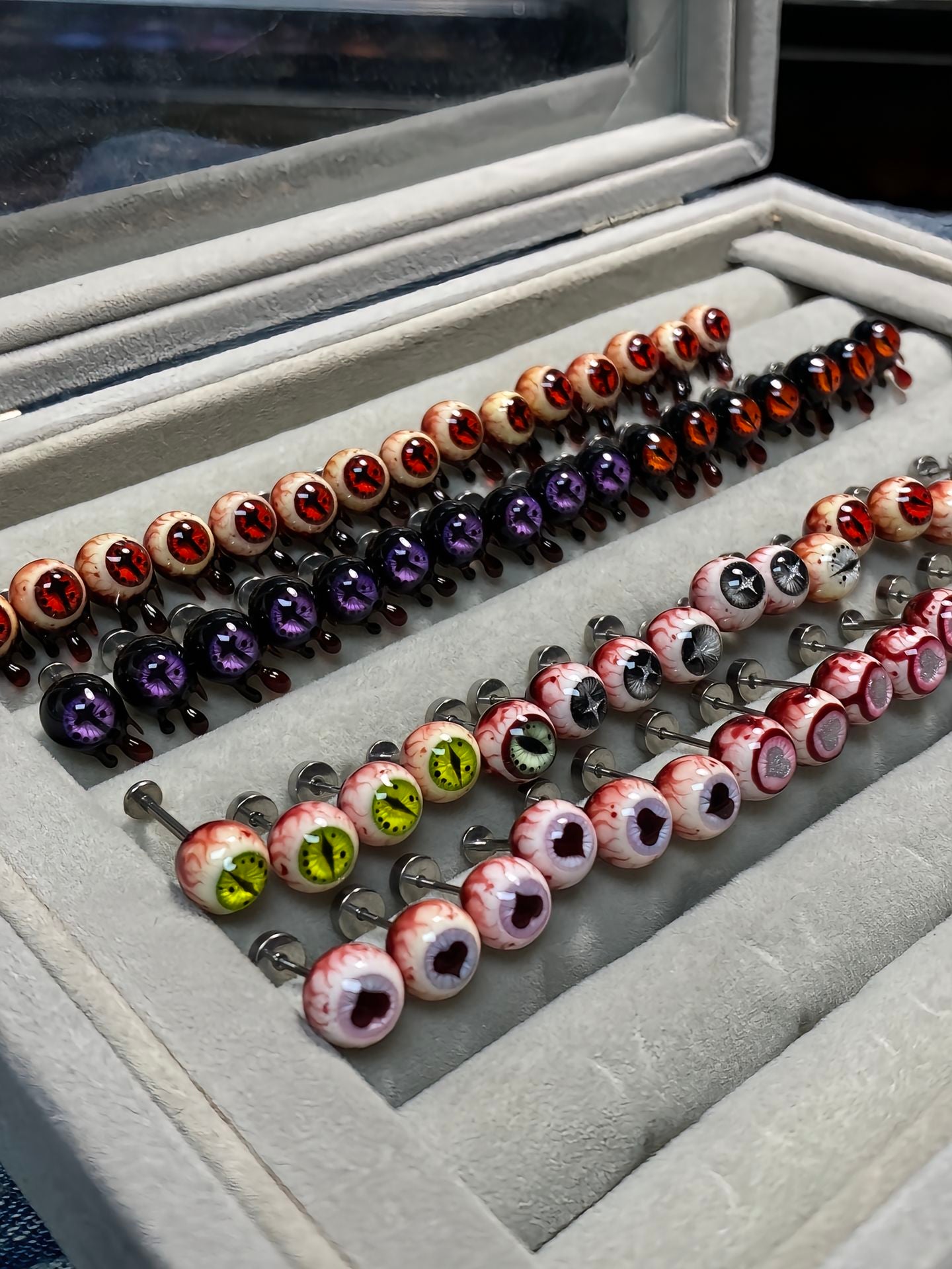 Cthulhu Eye Titanium Tongue Studs - Mystery Box Collection