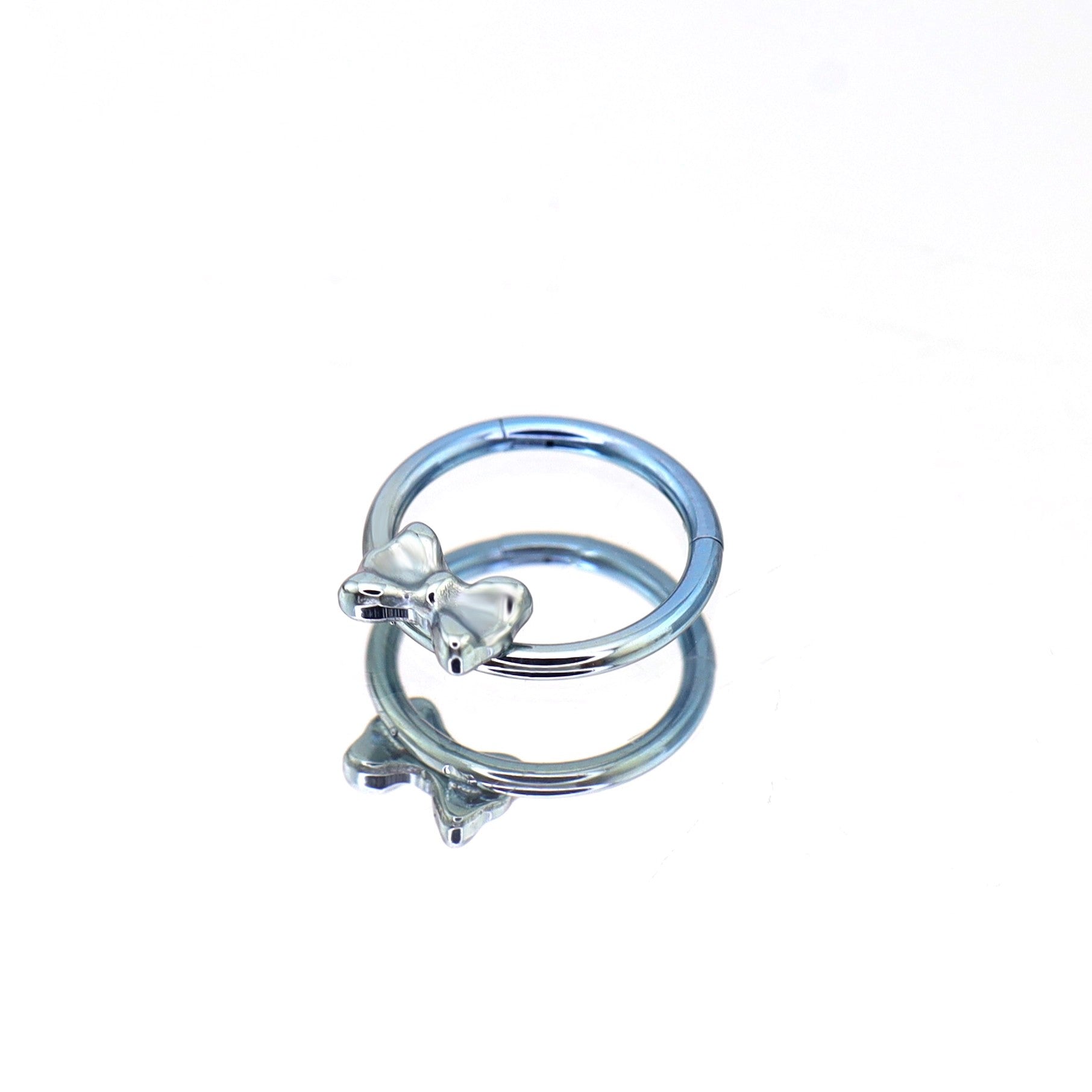 16G Bow Titanium Segment Hoop