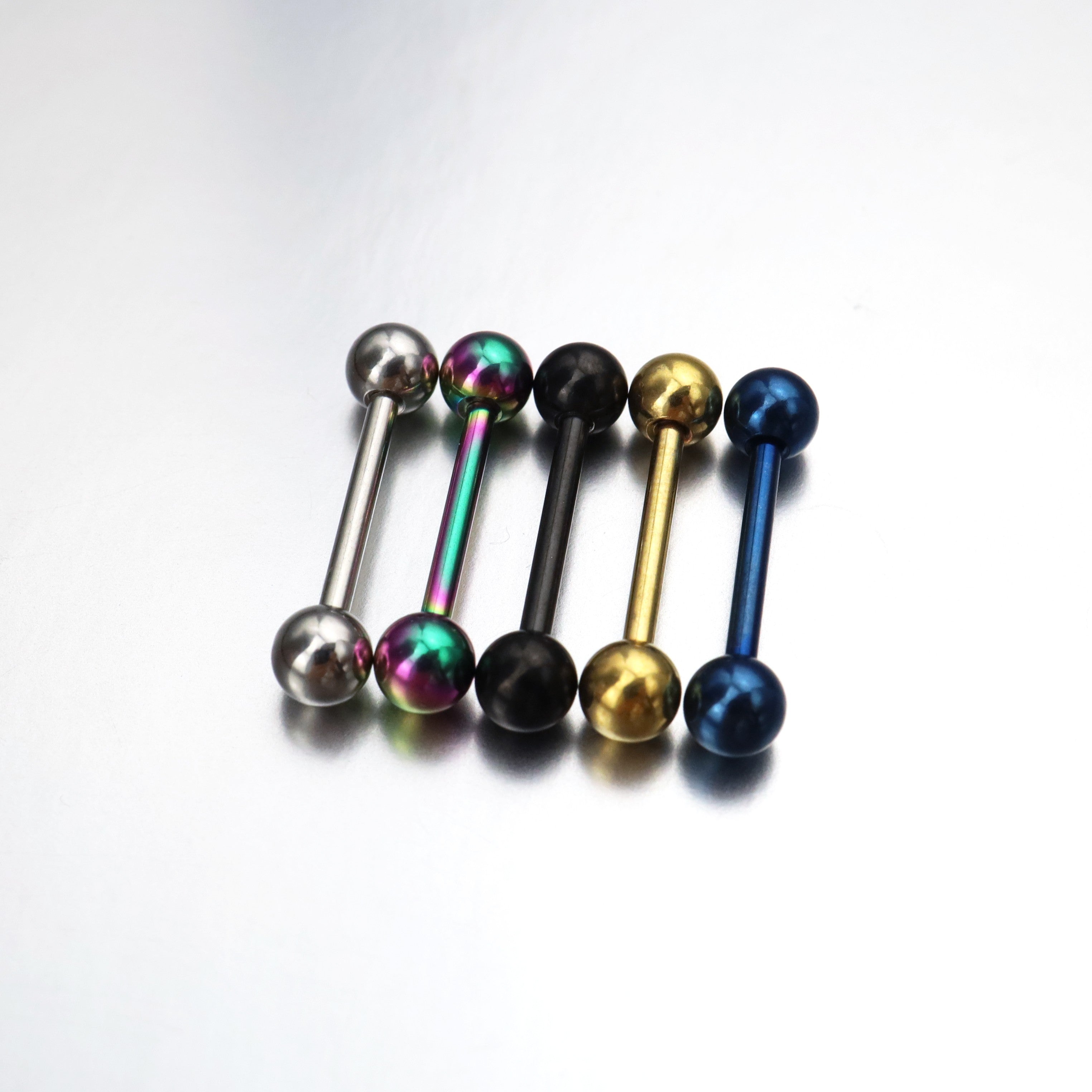 5/10PCS Classic Stainless Steel barbell Studs Set