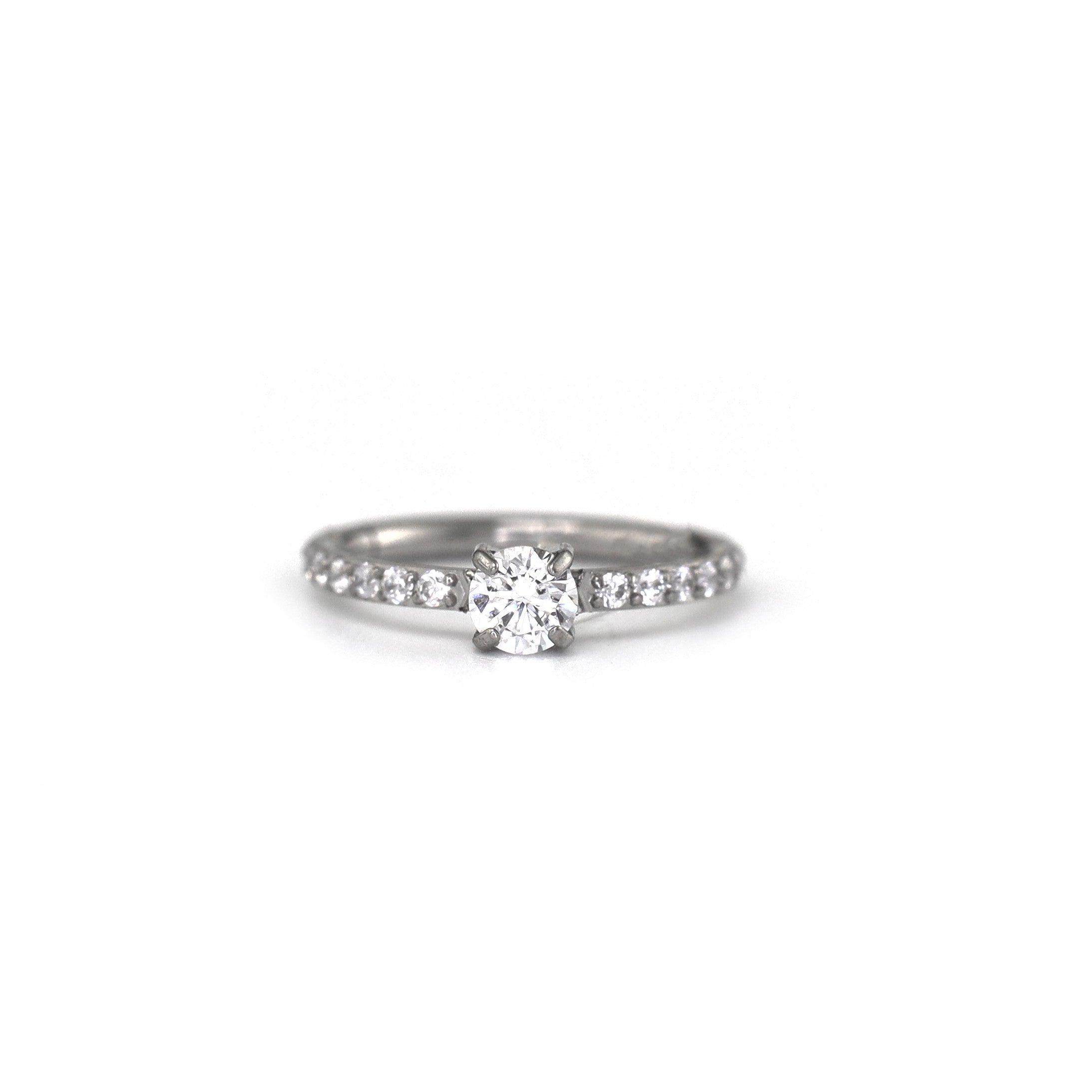 Star Halo CZ stainless steel Clicker Ring