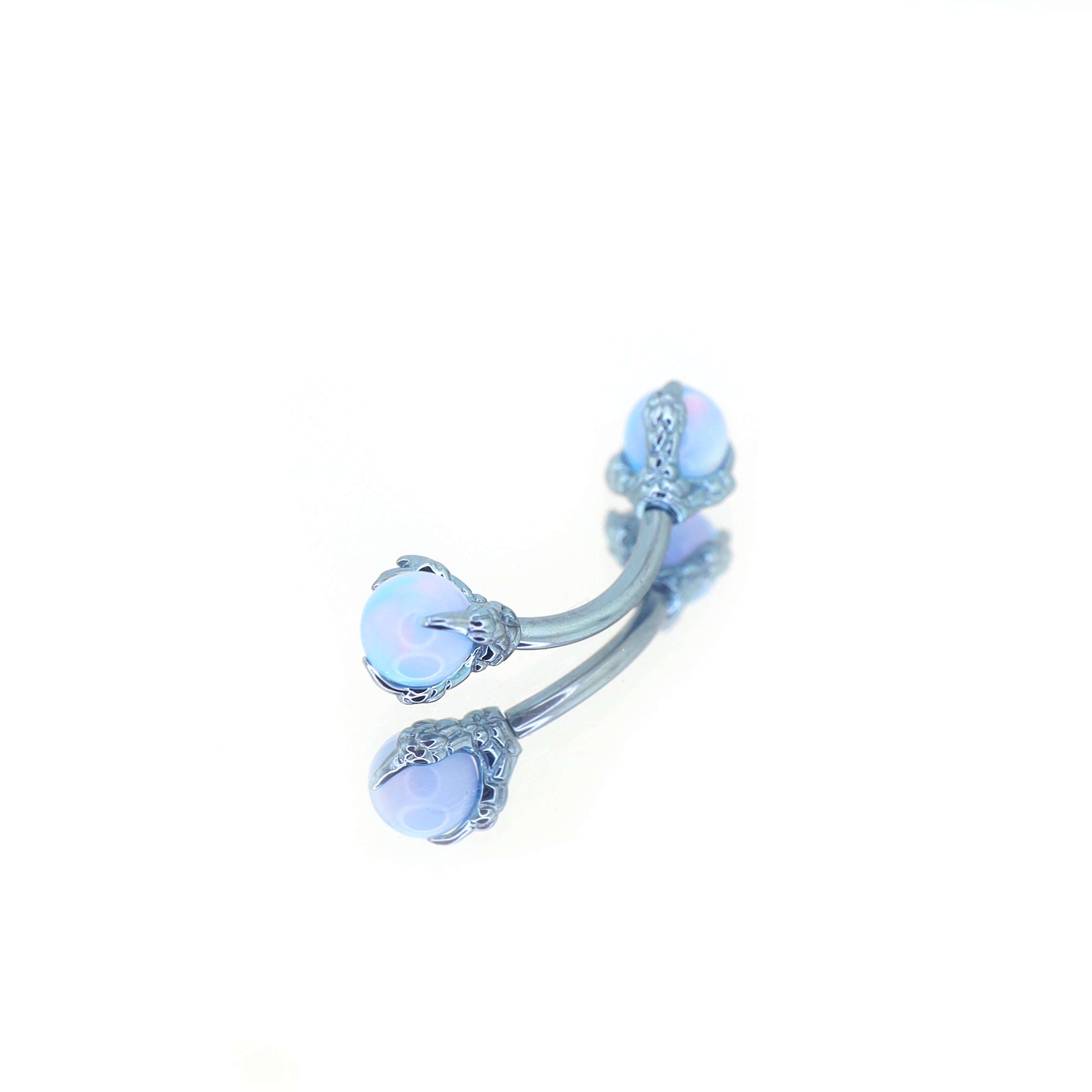 Dragon Claw Opal Internally Threaded Titanium Rook Stud ph1