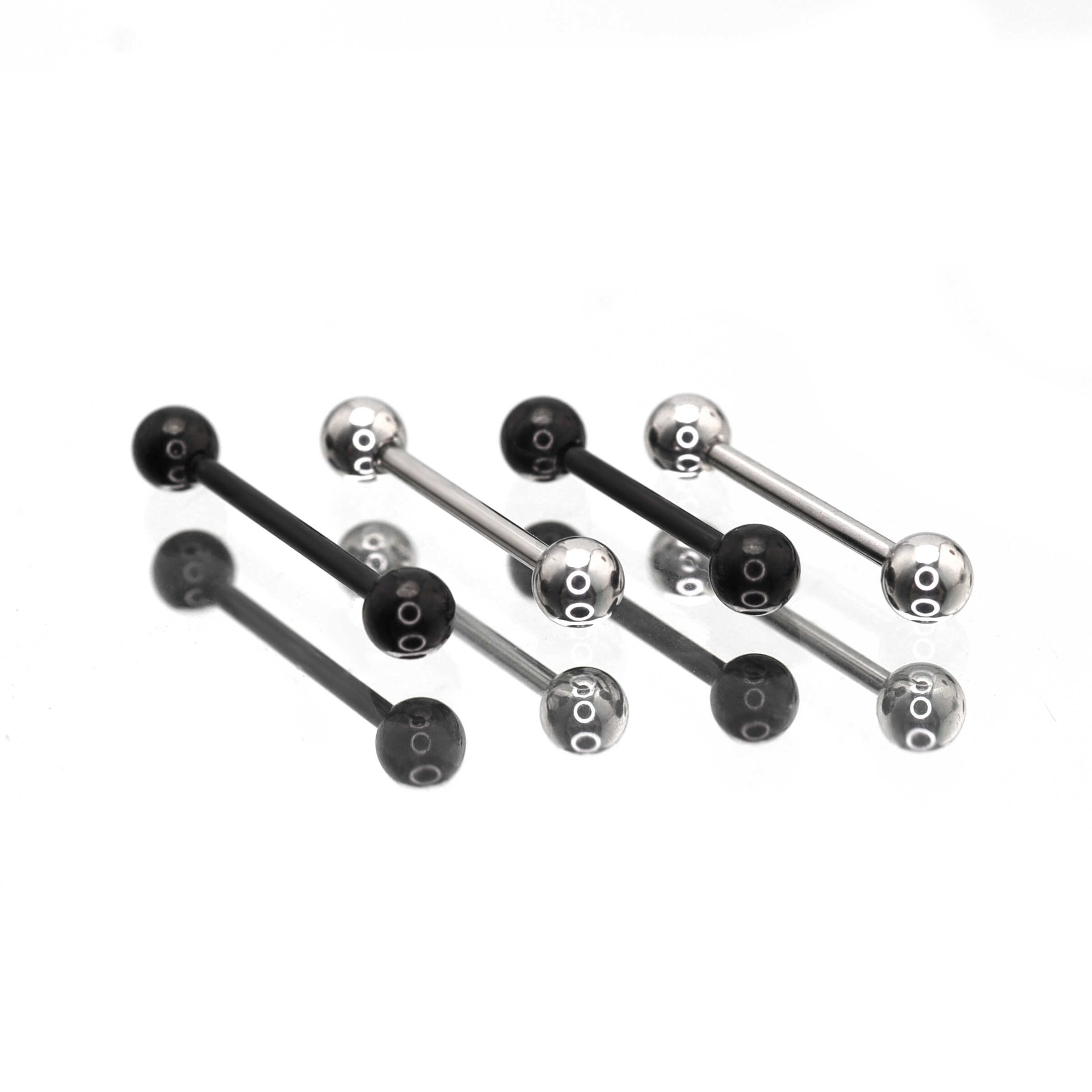 4PCS Stainless steel Basic barbell pins Set