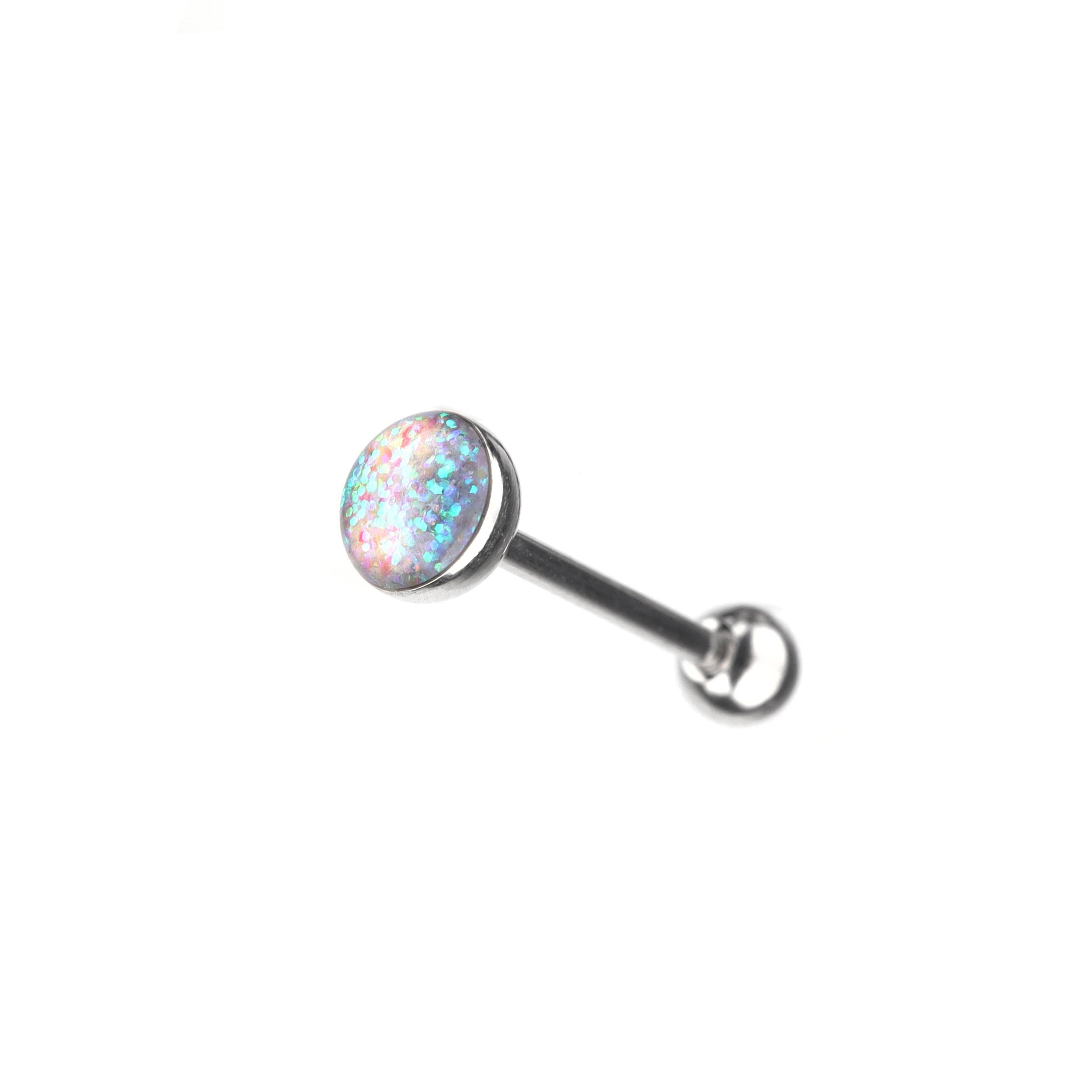 Slick glitter Resin Oil tongue nail