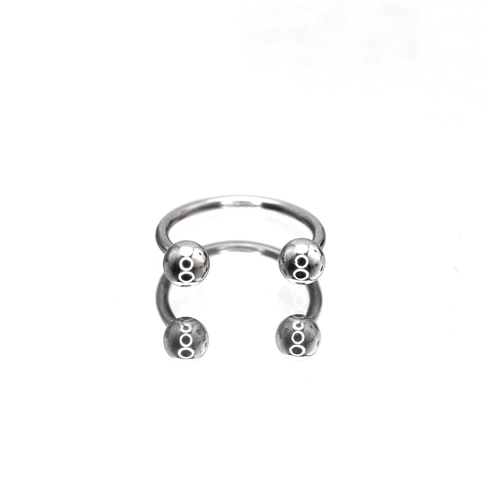 Stainless steel Basic Horseshoe hoop