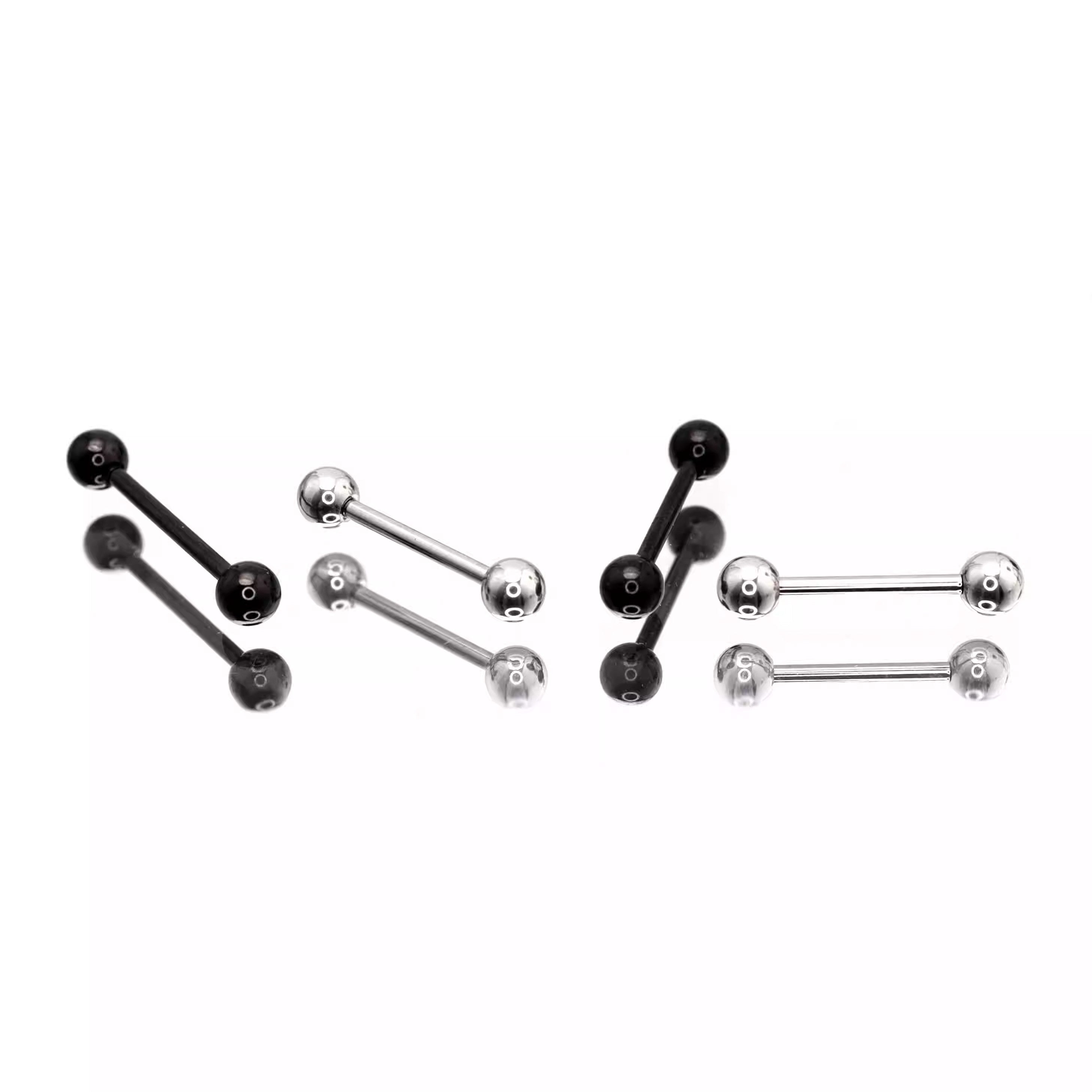 4PCS Stainless steel Basic barbell pins Set