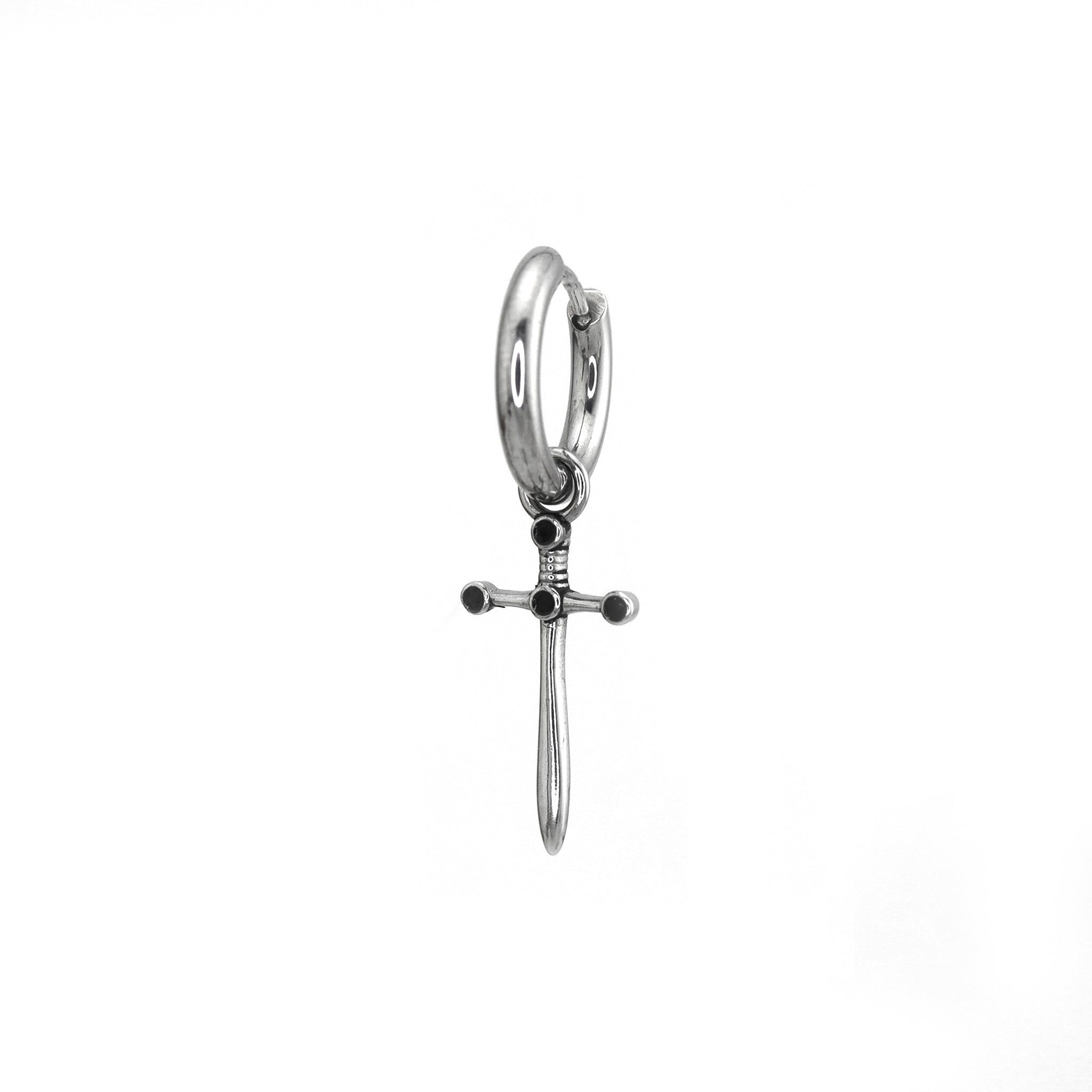 Dagger Statement stainless steel Earrings ph1
