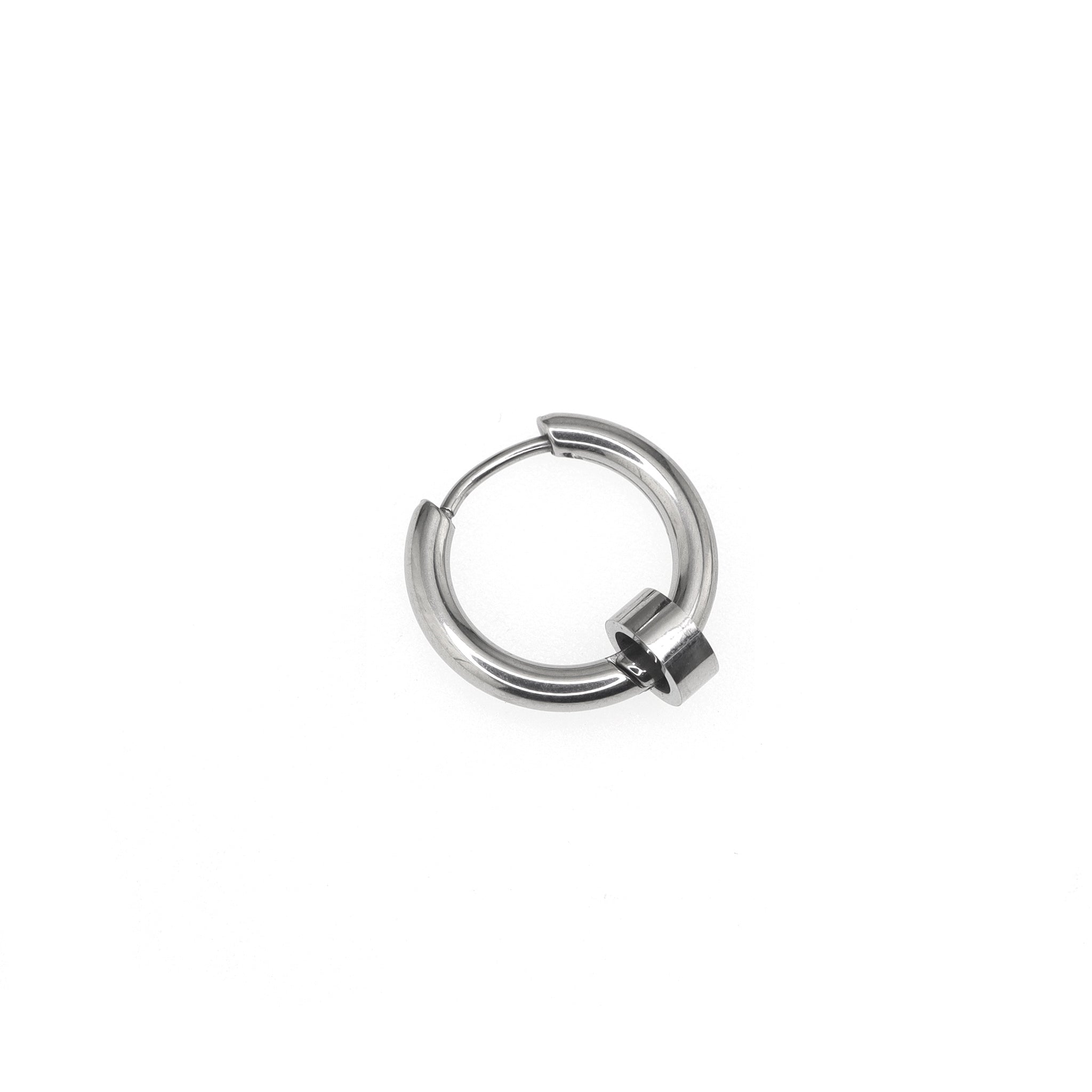 Cylindrical Pendant Stainless Steel Earrings