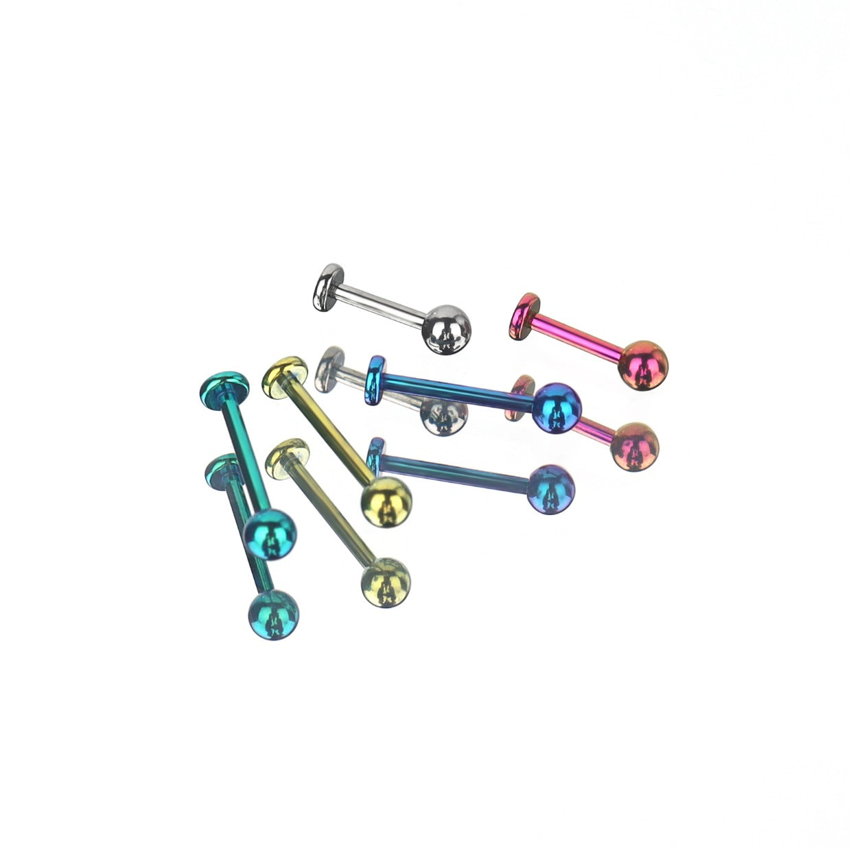 18G Basic Internally Threaded Titanium Labret Stud ph2 未完成