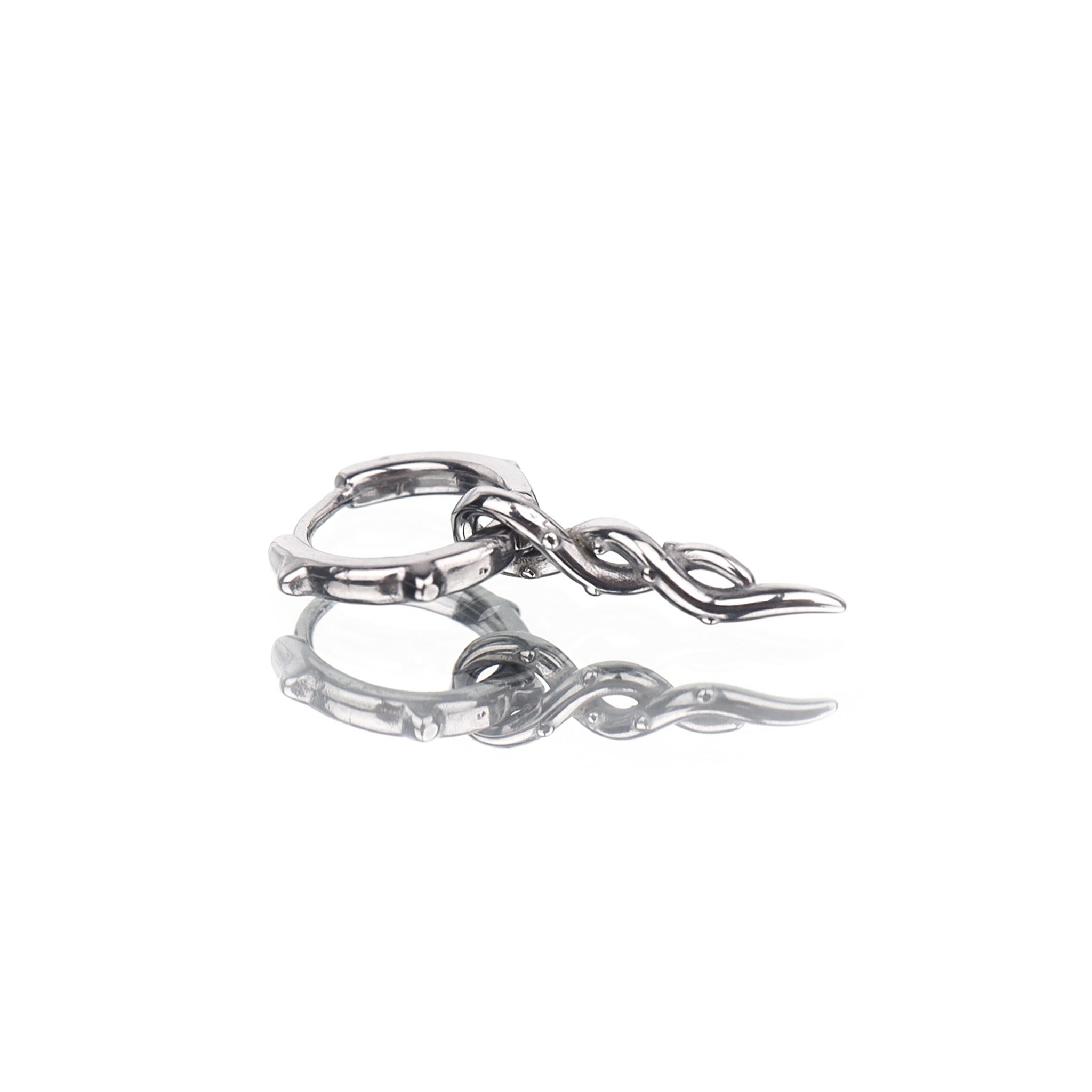 Companion Twisted Stainless Steel Earrings