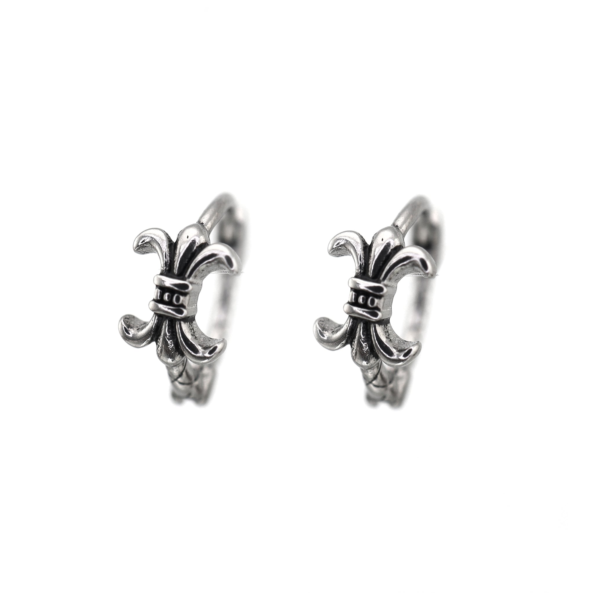Vintage Anchor & Cross tainless steel Earrings ph1