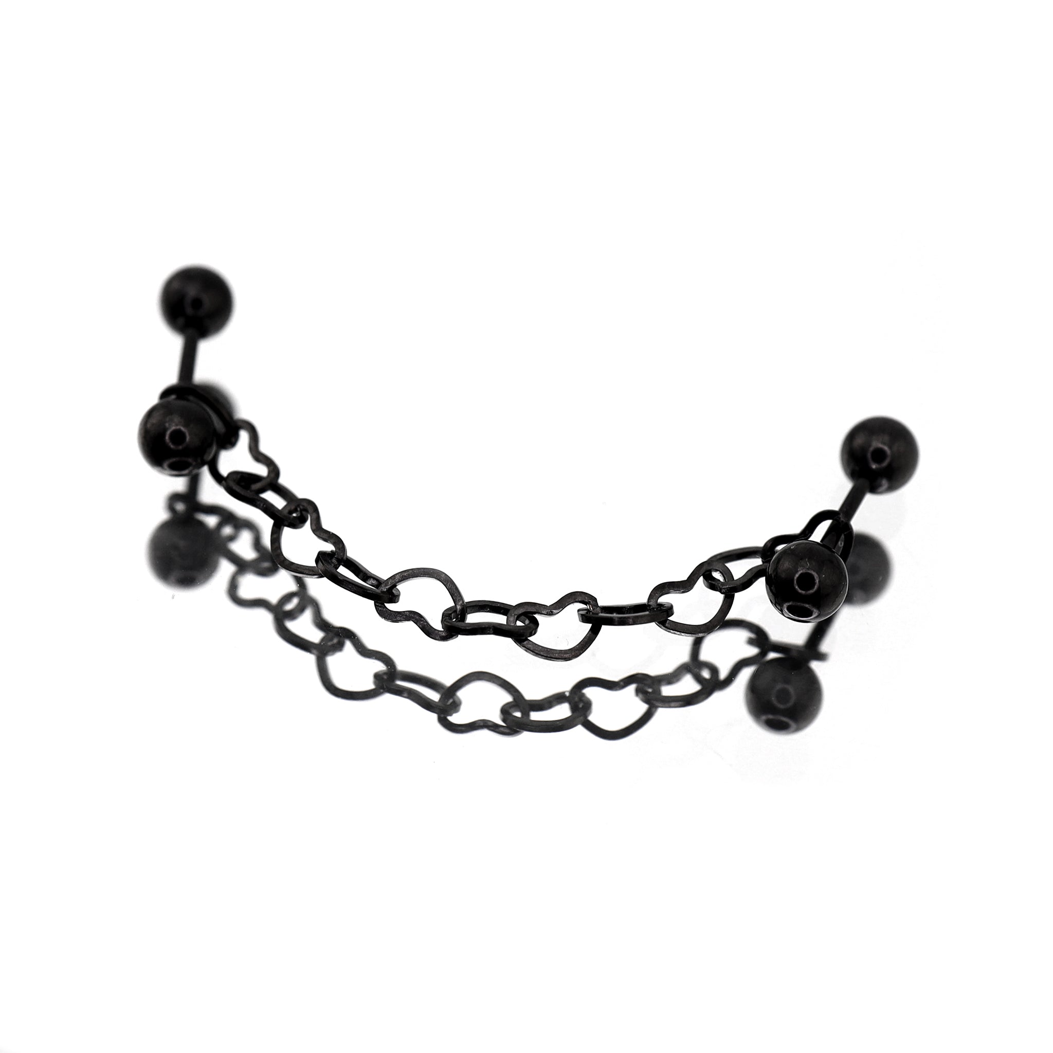 Black Heart Chain tainless steel Industrial Barbell ph1