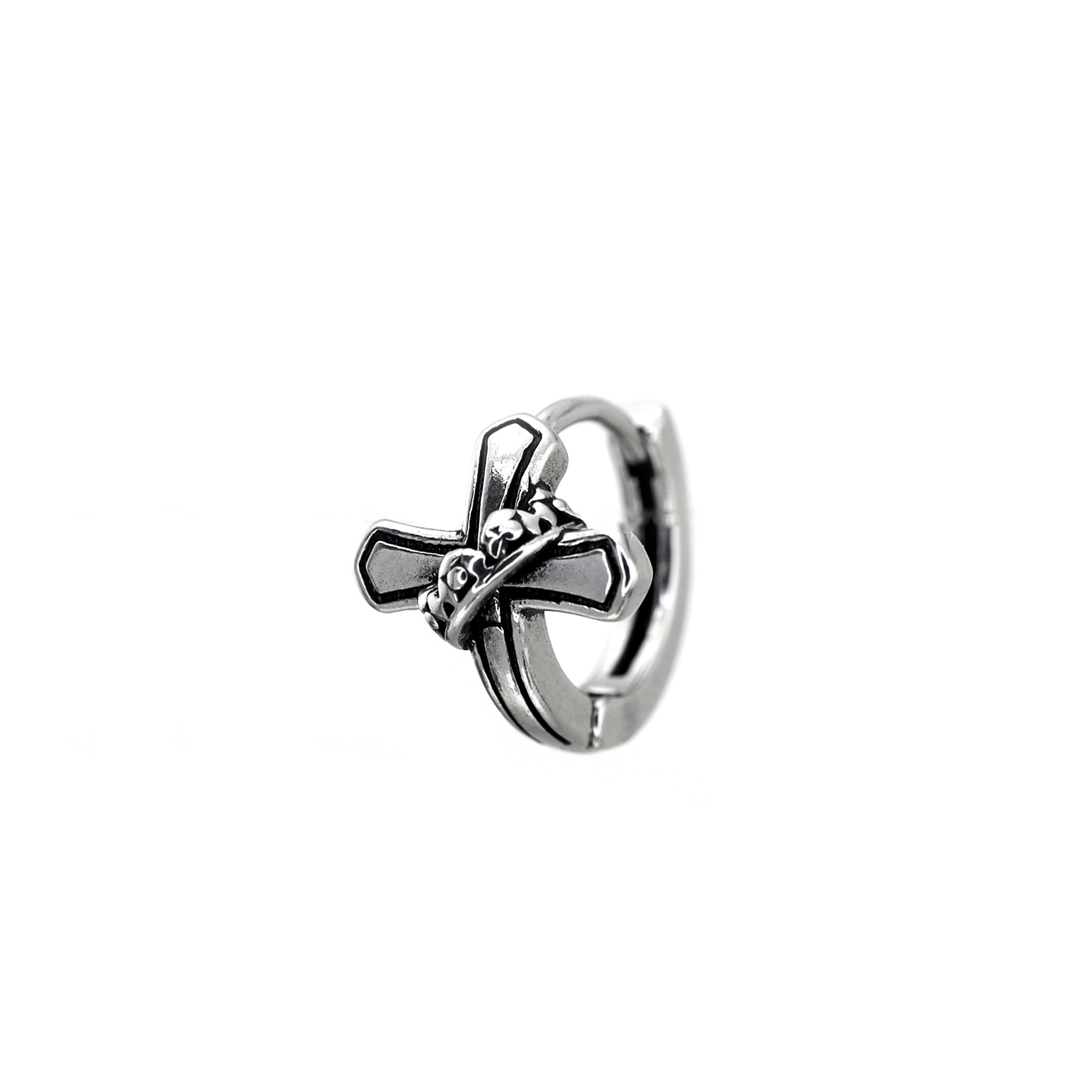 Twisted Cross stainless steel Earrings ph1