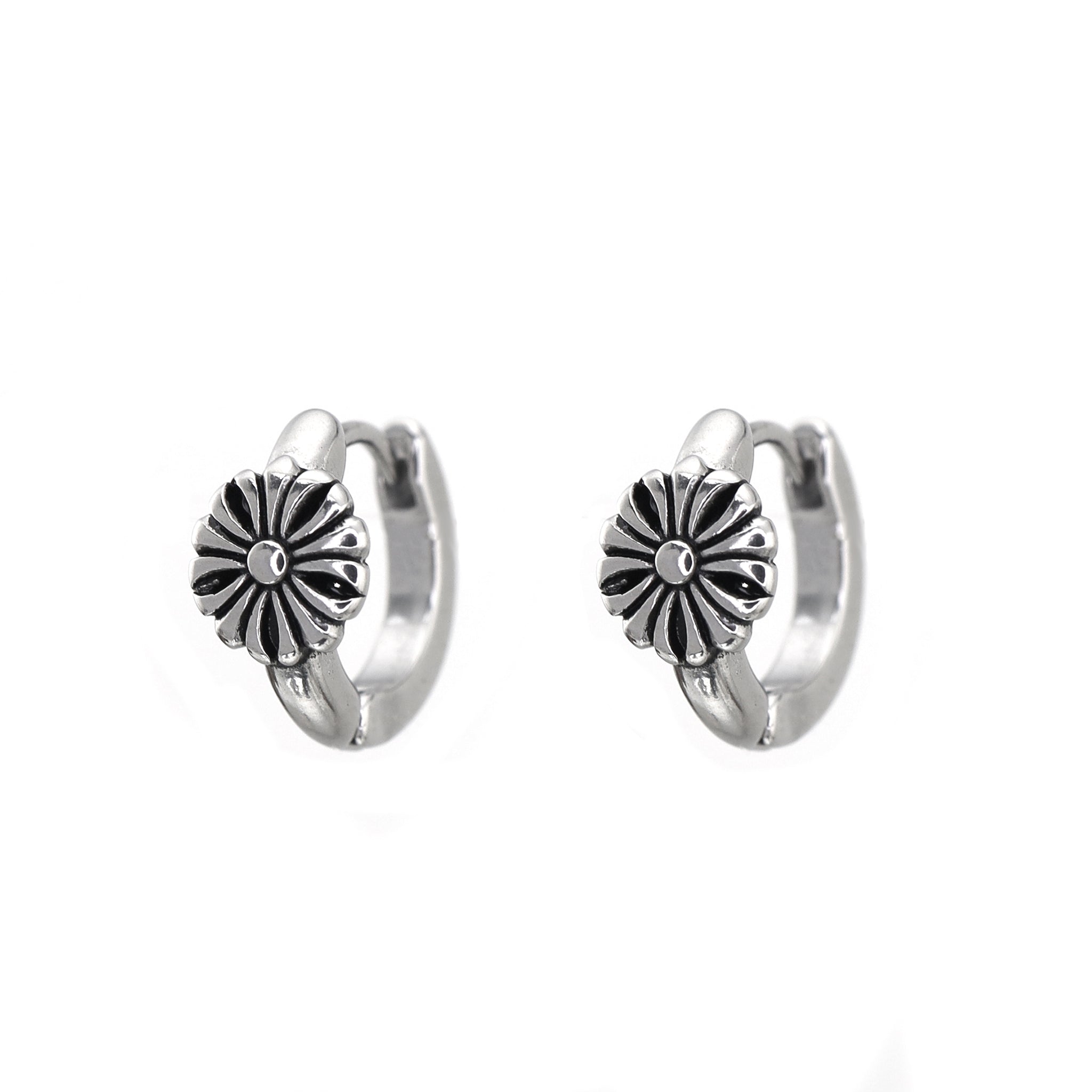 Vintage Sunflower stainless steel Earrings ph1