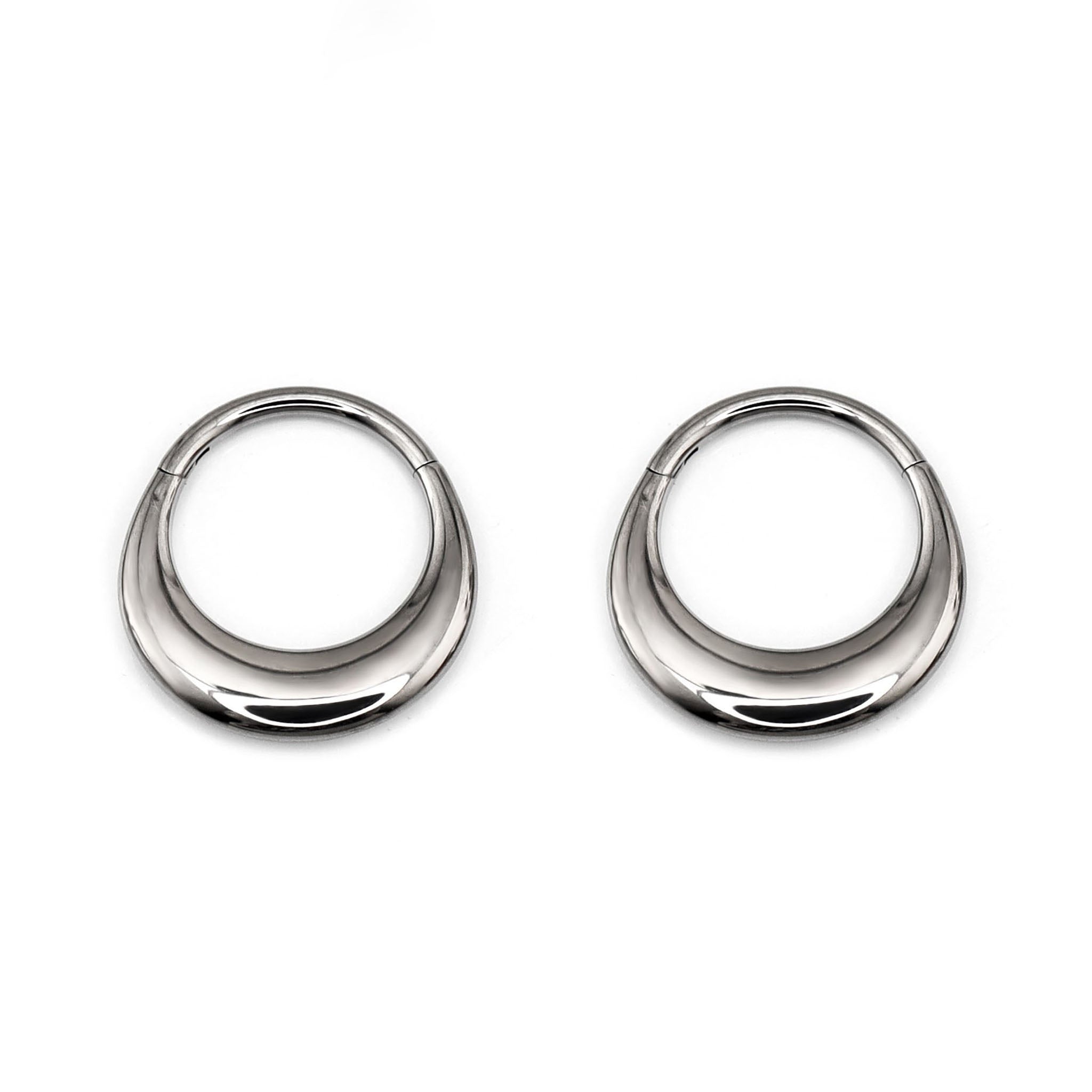 Simple Moon Titanium Segment Hoop ph1